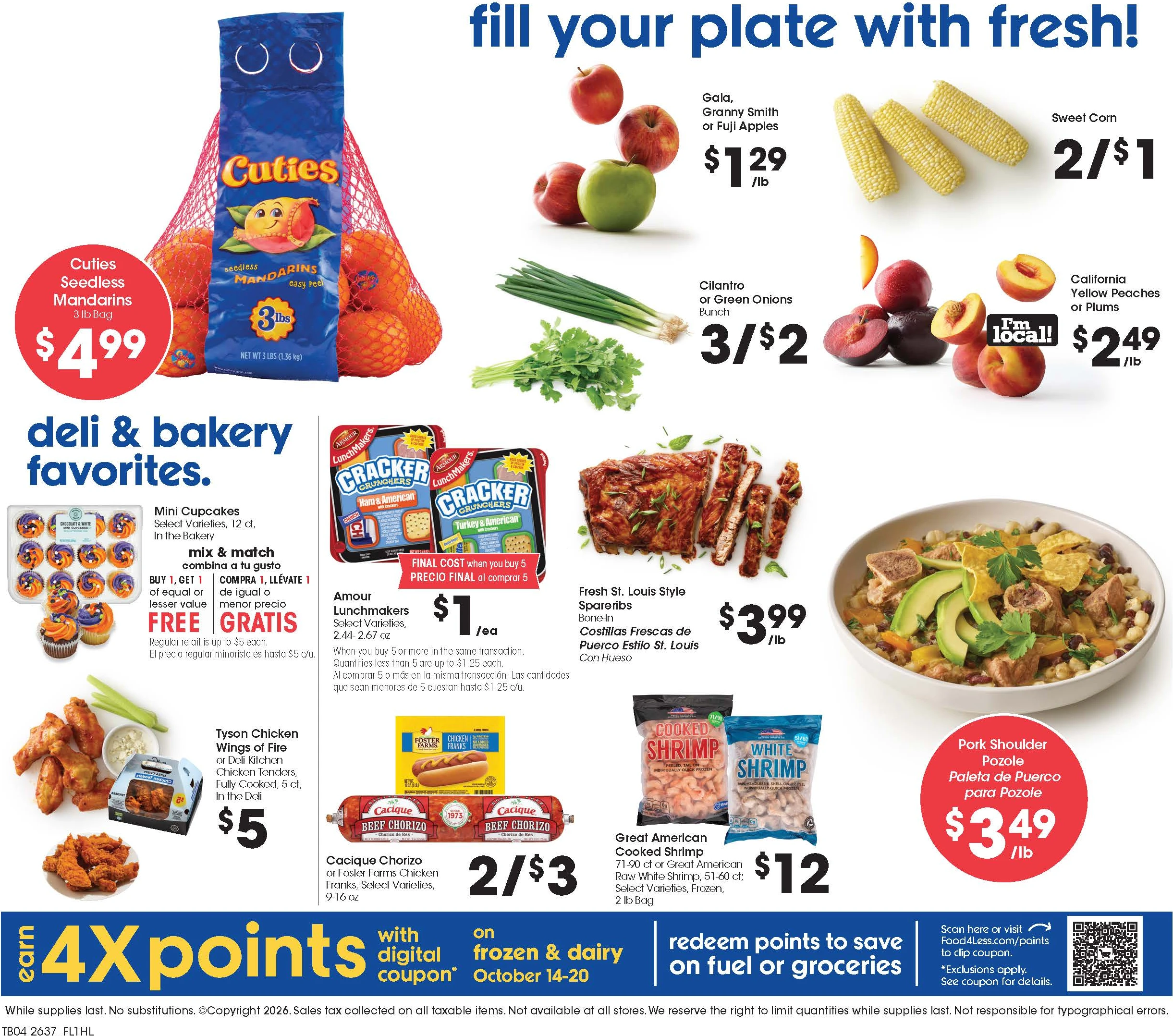 Food 4 Less Page 5 of 9, weekly ad for Oct 14 - Oct 20, 2026