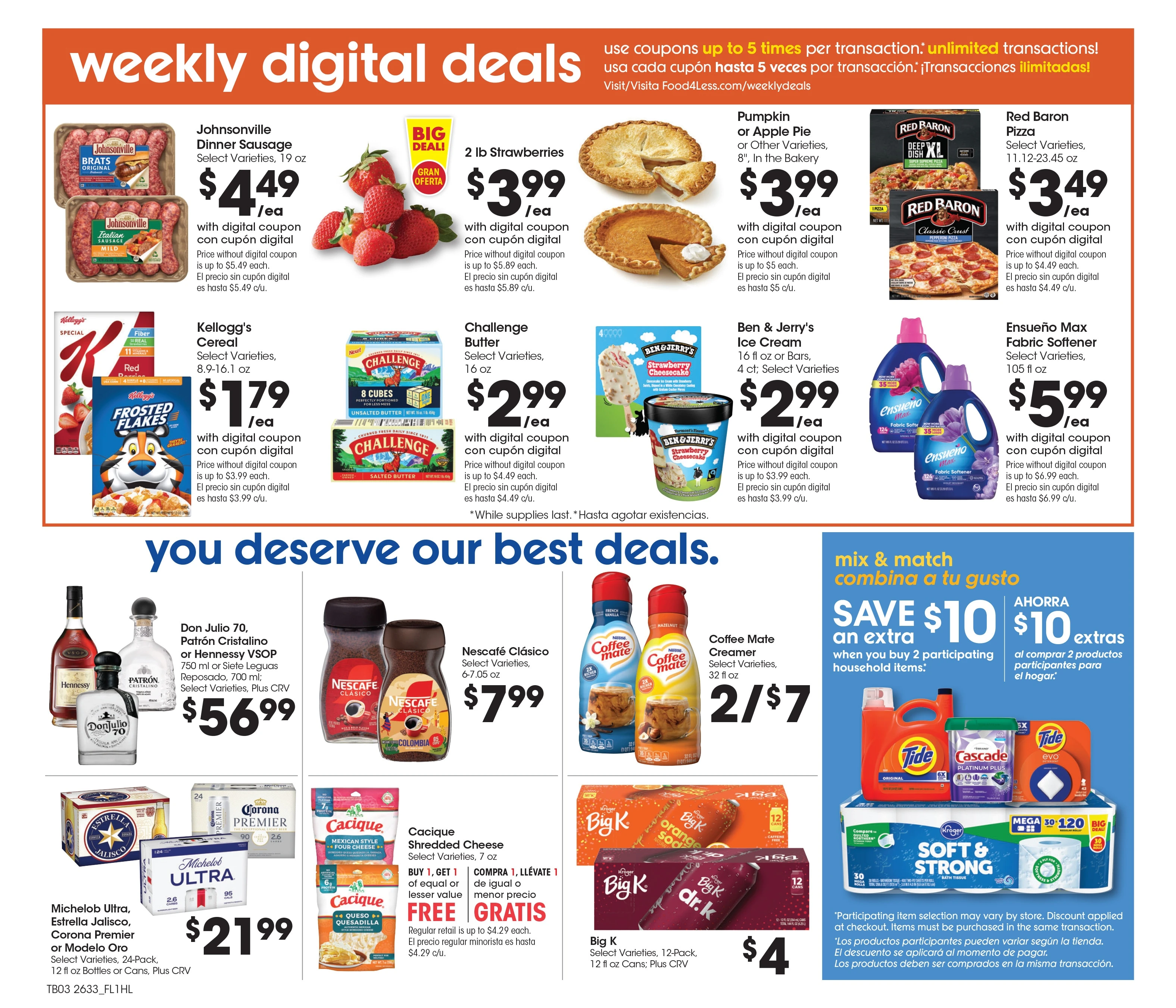 Food 4 Less Page 4 of 7, weekly ad for Sep 16 - Sep 23, 2026