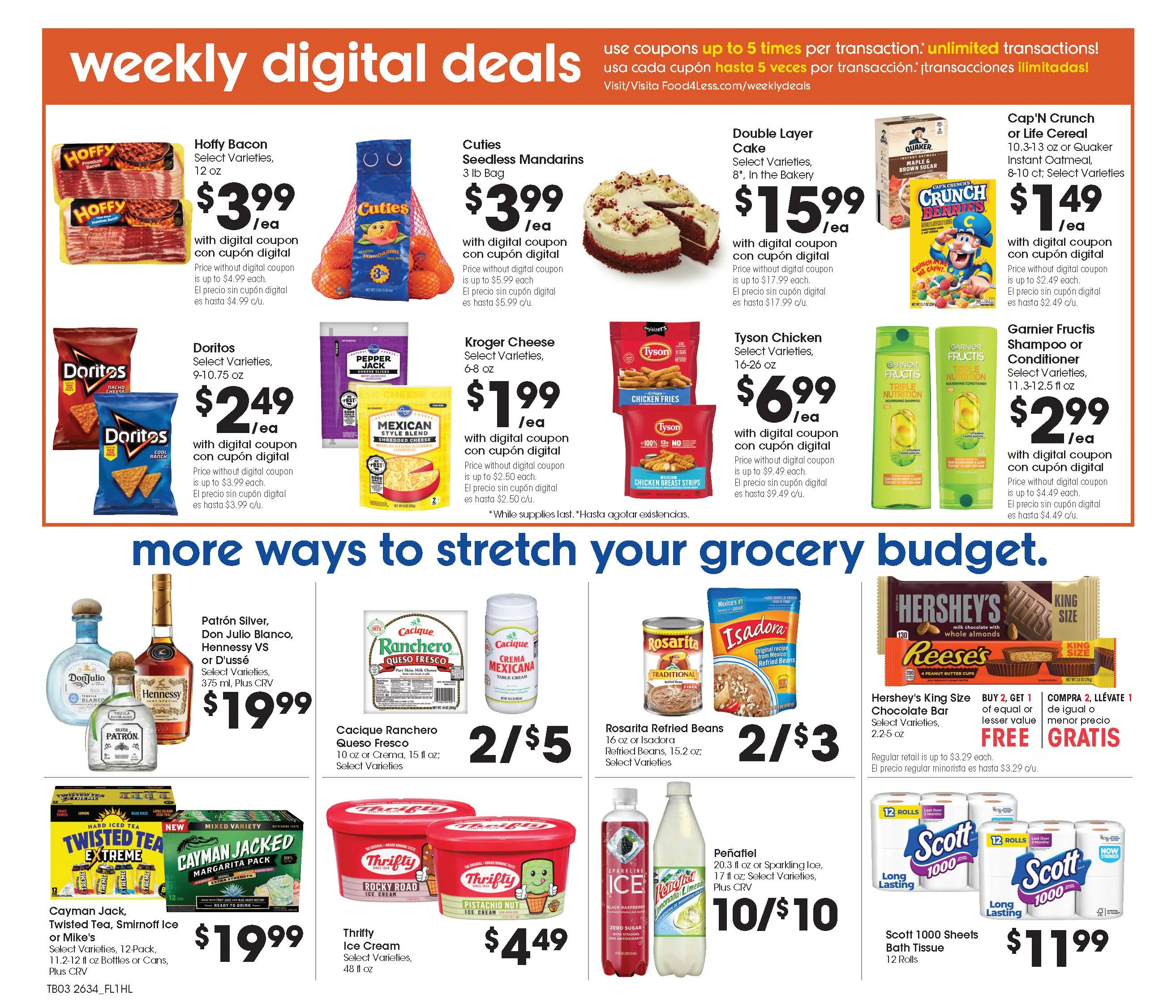 Food 4 Less Page 4 of 8, weekly ad for Sep 23 - Sep 30, 2026