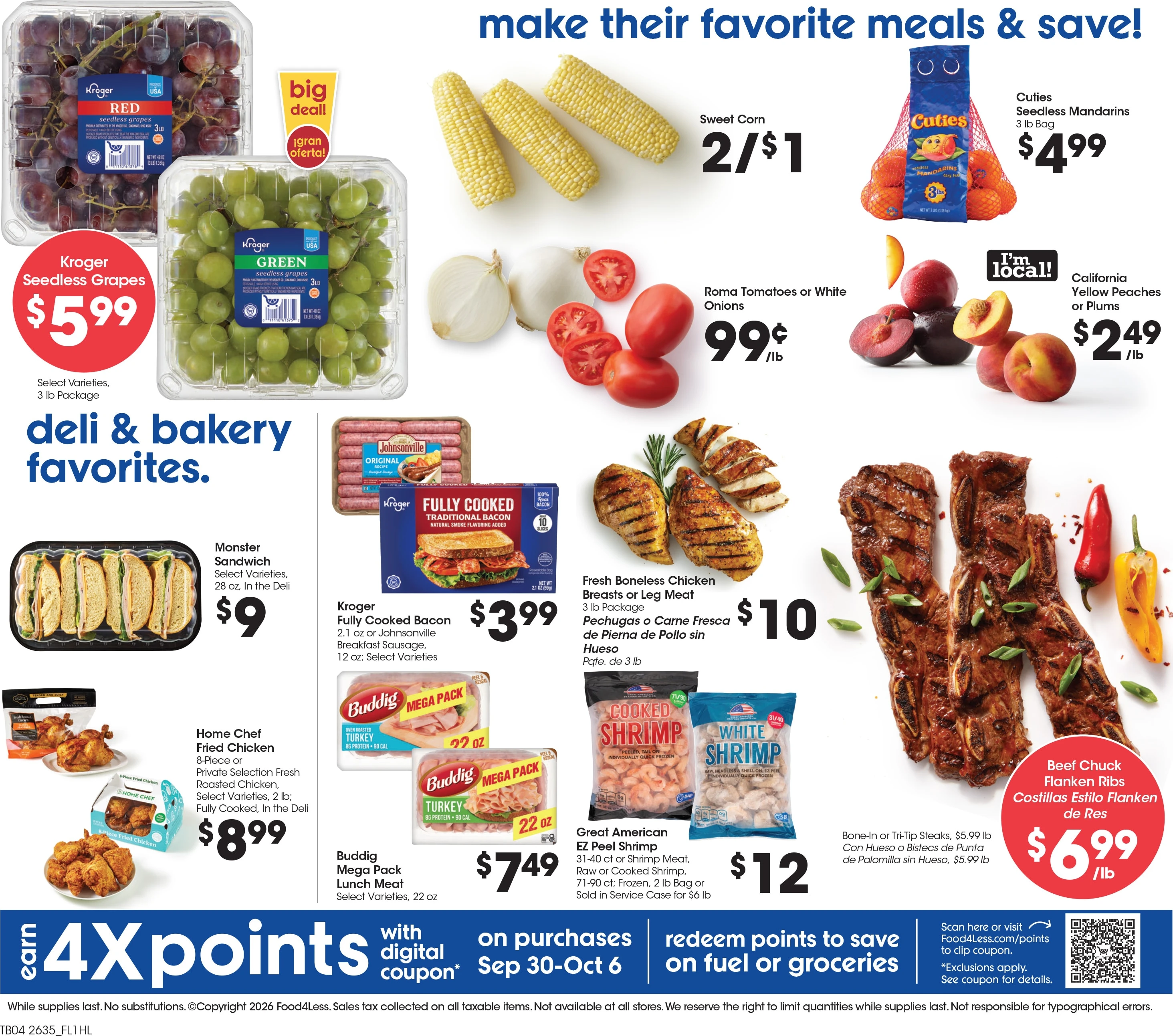 Food 4 Less Page 5 of 10, weekly ad for Sep 30 - Oct 6, 2026