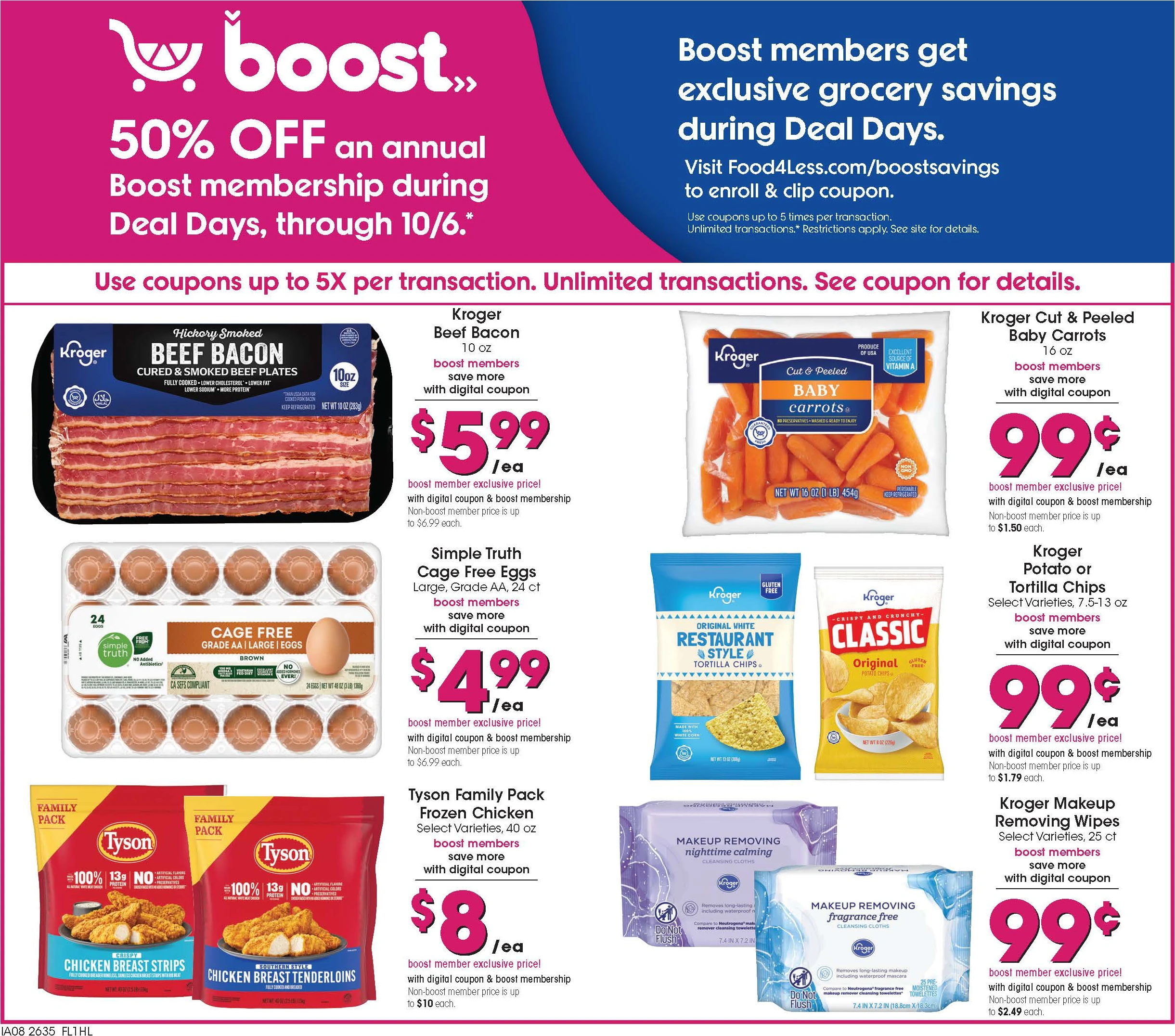 Food 4 Less Page 8 of 10, weekly ad for Sep 30 - Oct 6, 2026