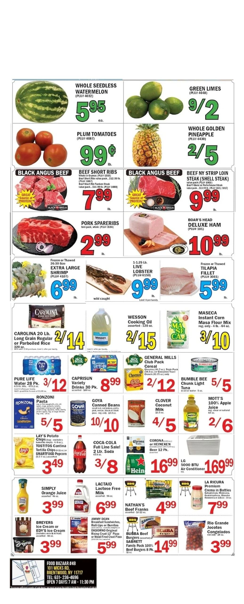 Food Bazaar Page 1 of 6, weekly ad for Aug 13 - Aug 19, 2026