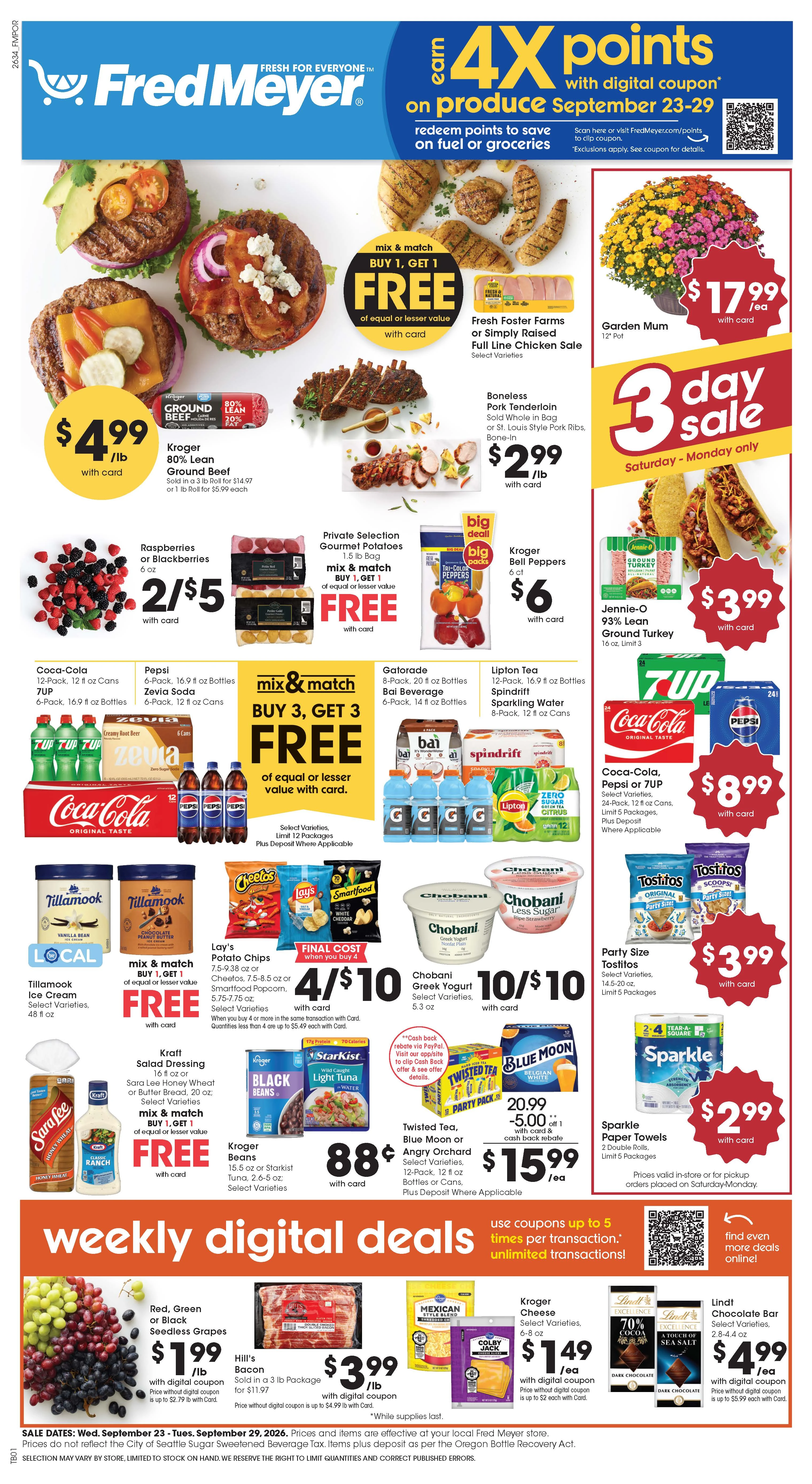 Fred Meyer weekly ad flyer, Sep23 – Sep30, 2026