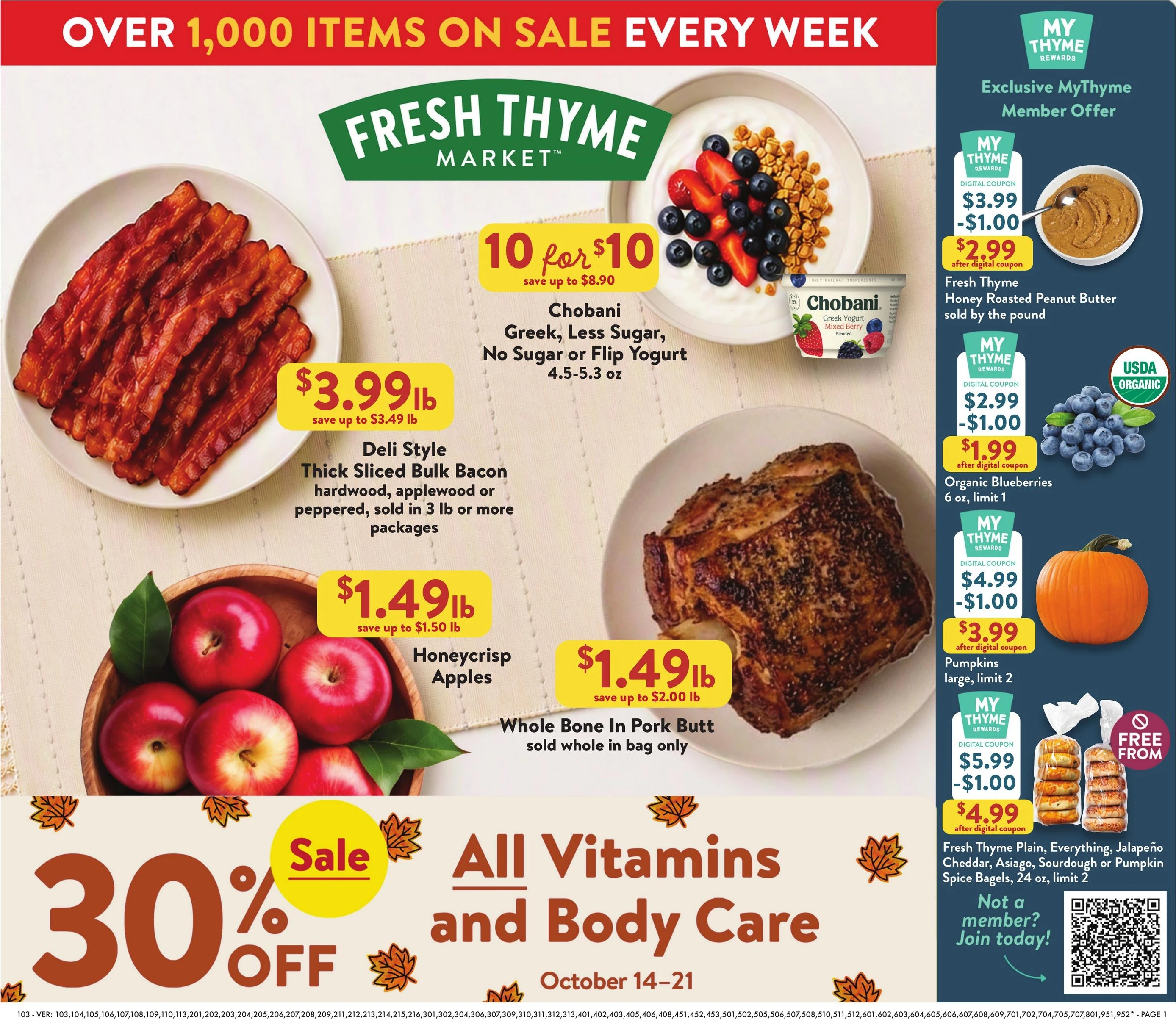 Fresh Thyme Market Page 2 of 6, weekly ad for Oct 14 - Oct 20, 2026