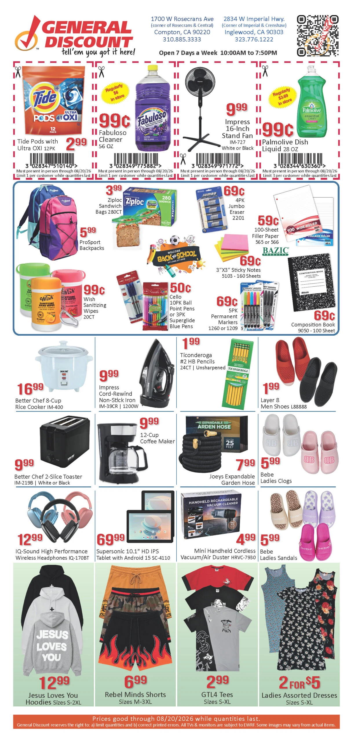 General Discount Page 1
