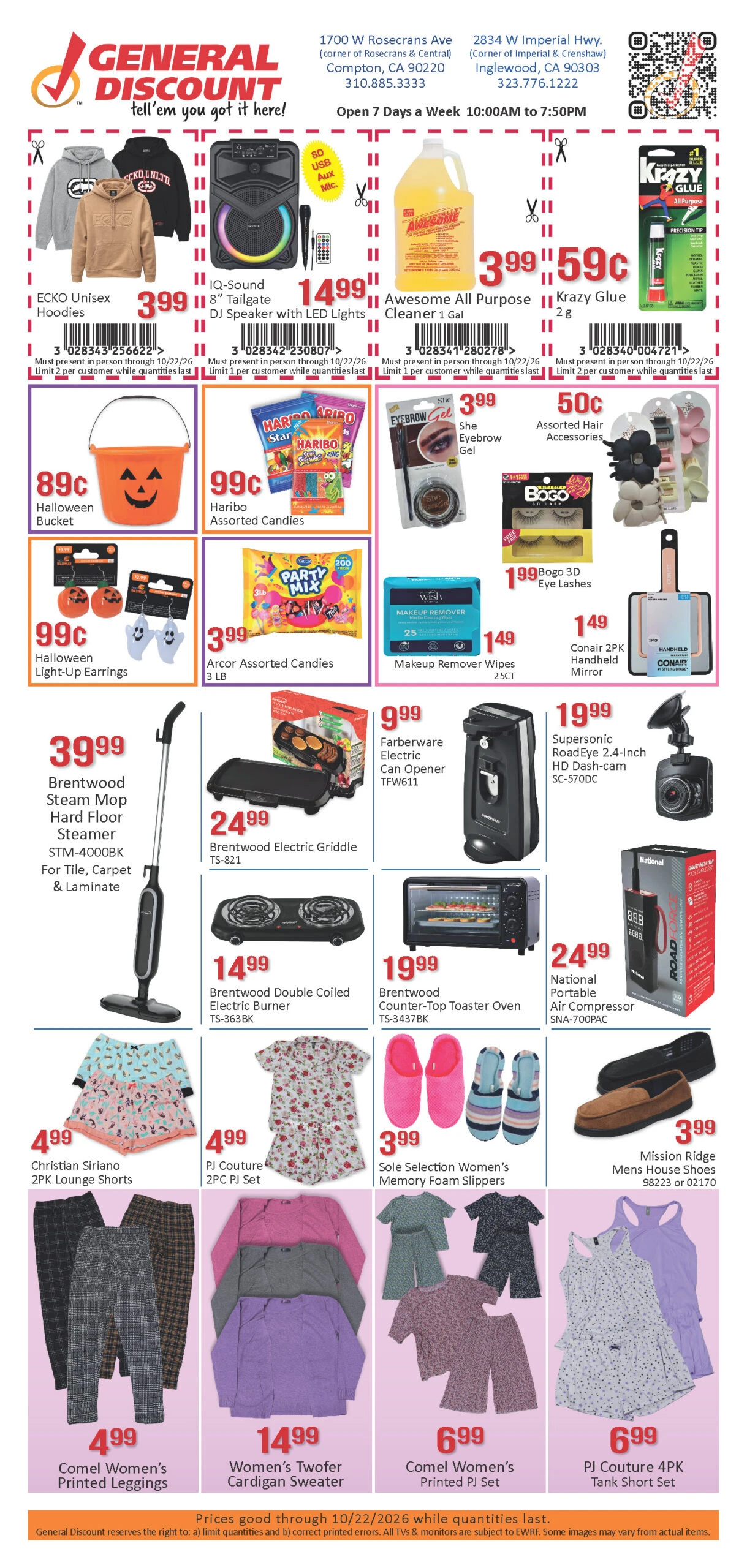 General Discount Page 1