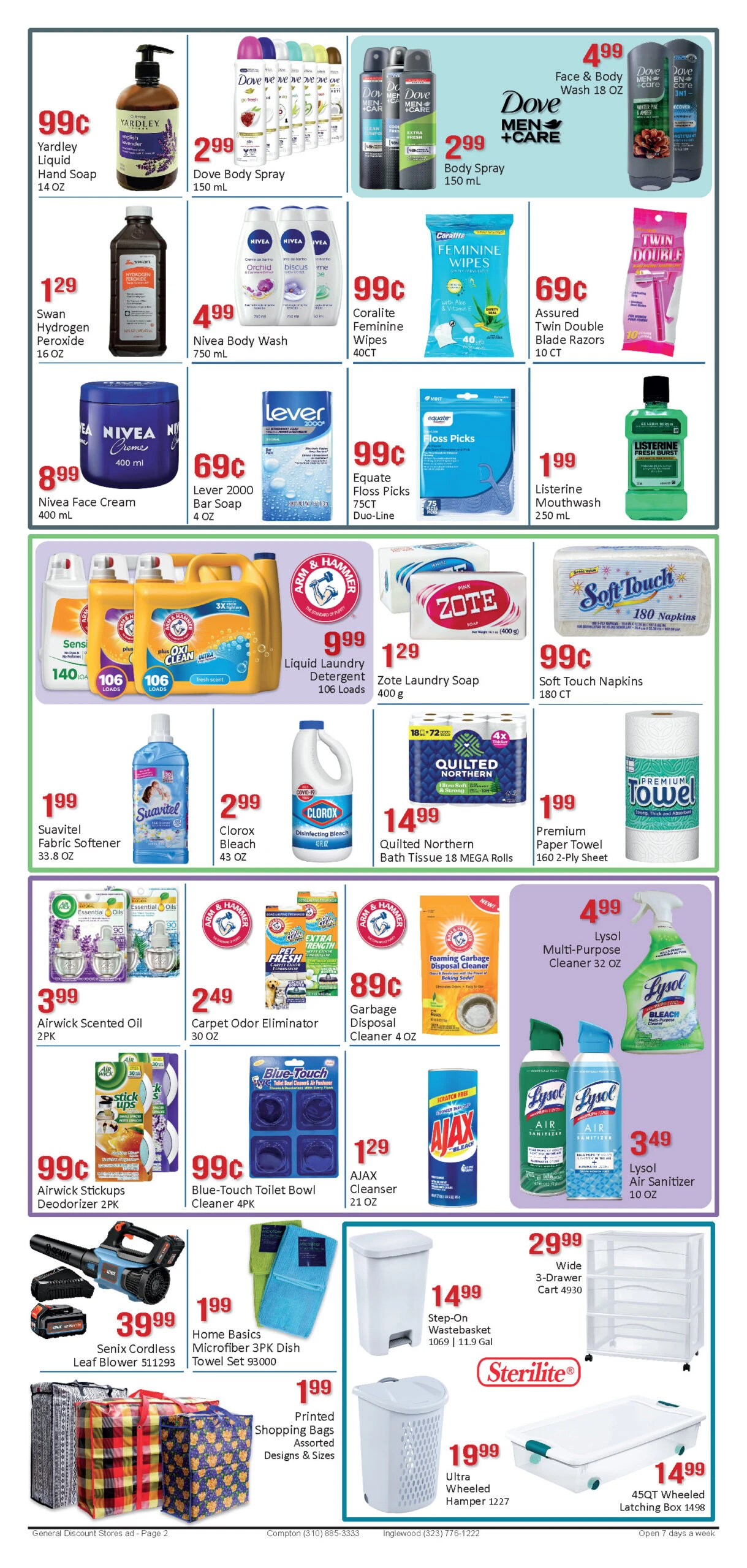 General Discount Page 2 of 2, weekly ad for Sep 1 - Sep 30, 2026