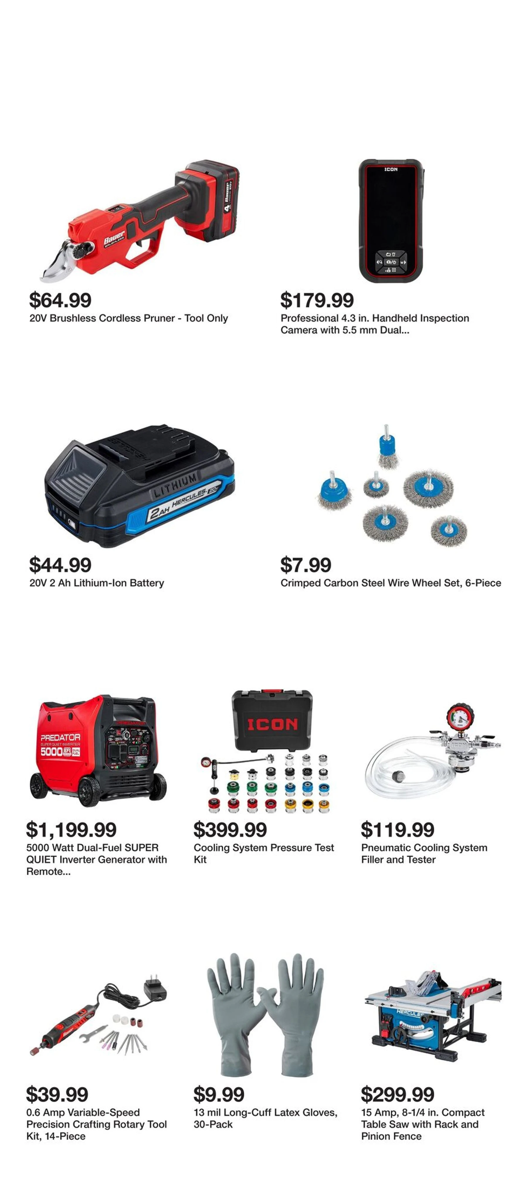 Harbor Freight Page 2 of 5, weekly ad for Aug 4 - Aug 17, 2026