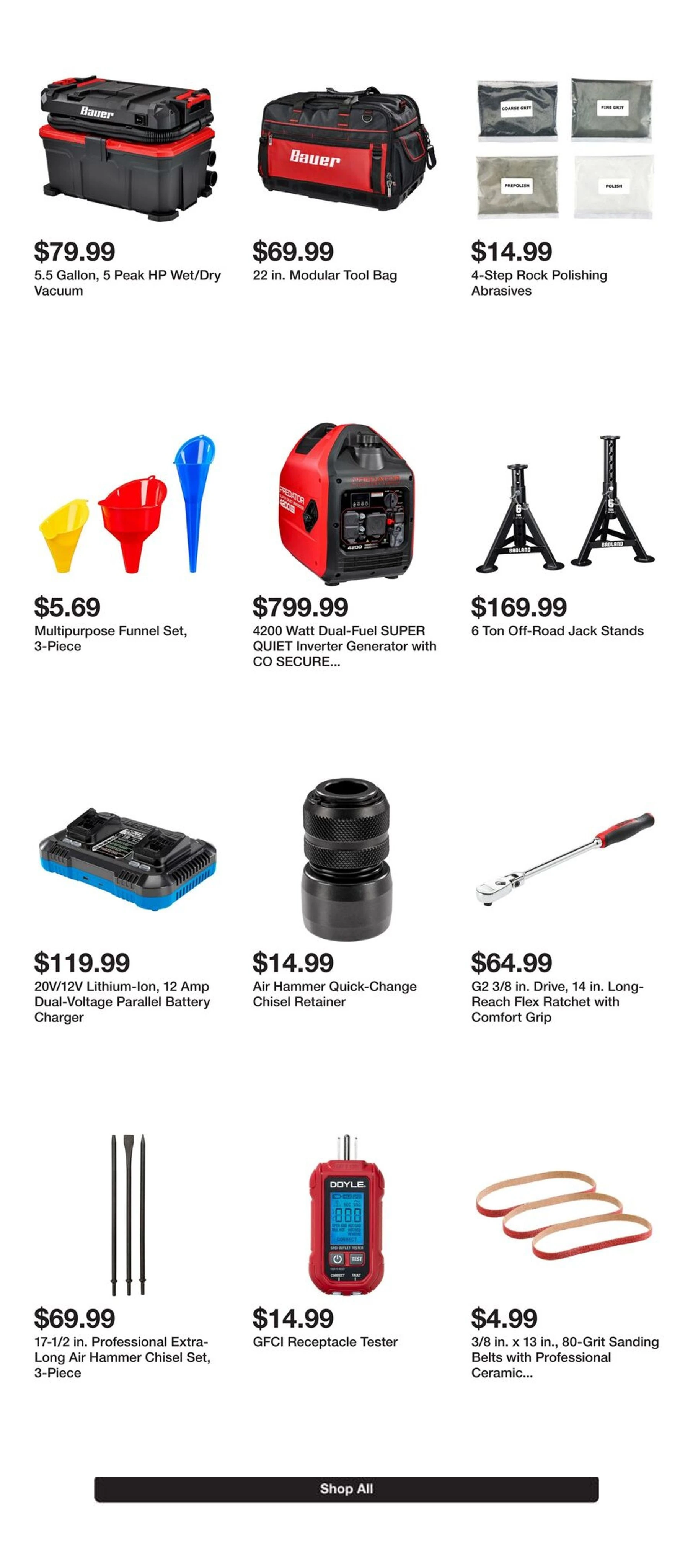 Harbor Freight Page 3 of 5, weekly ad for Aug 4 - Aug 17, 2026