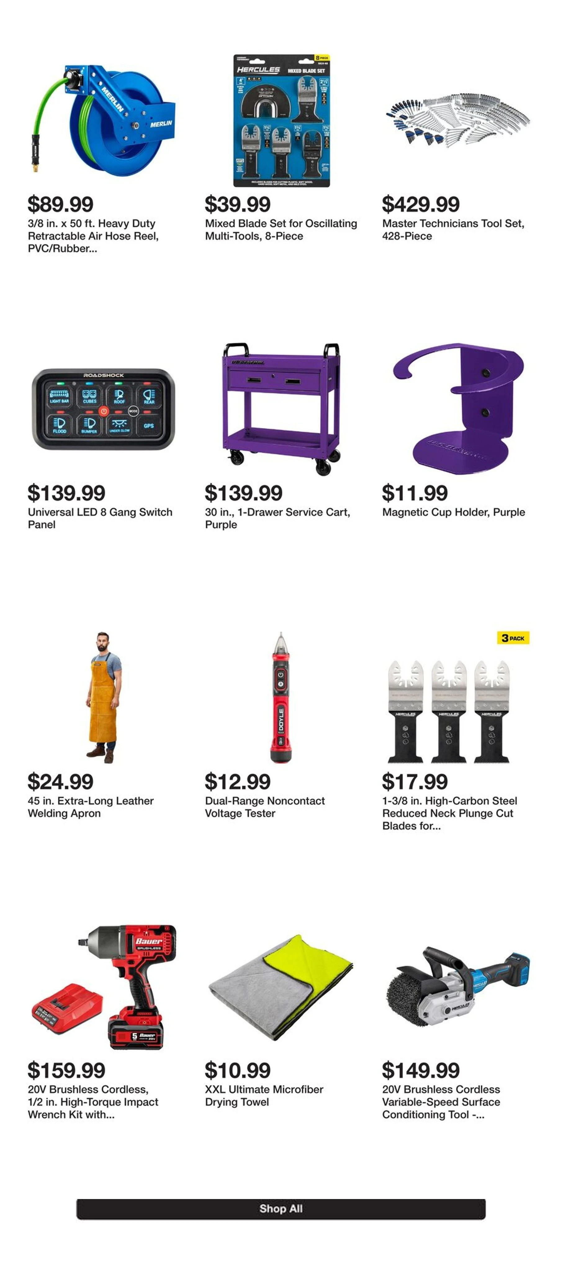 Harbor Freight Page 4 of 5, weekly ad for Aug 4 - Aug 17, 2026