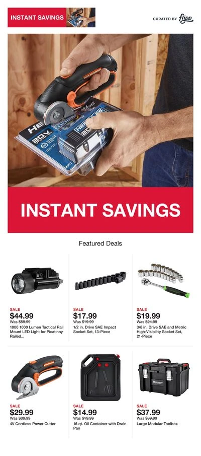 Harbor Freight Page 1 of 5, weekly ad for Sep 15 - Sep 28, 2026