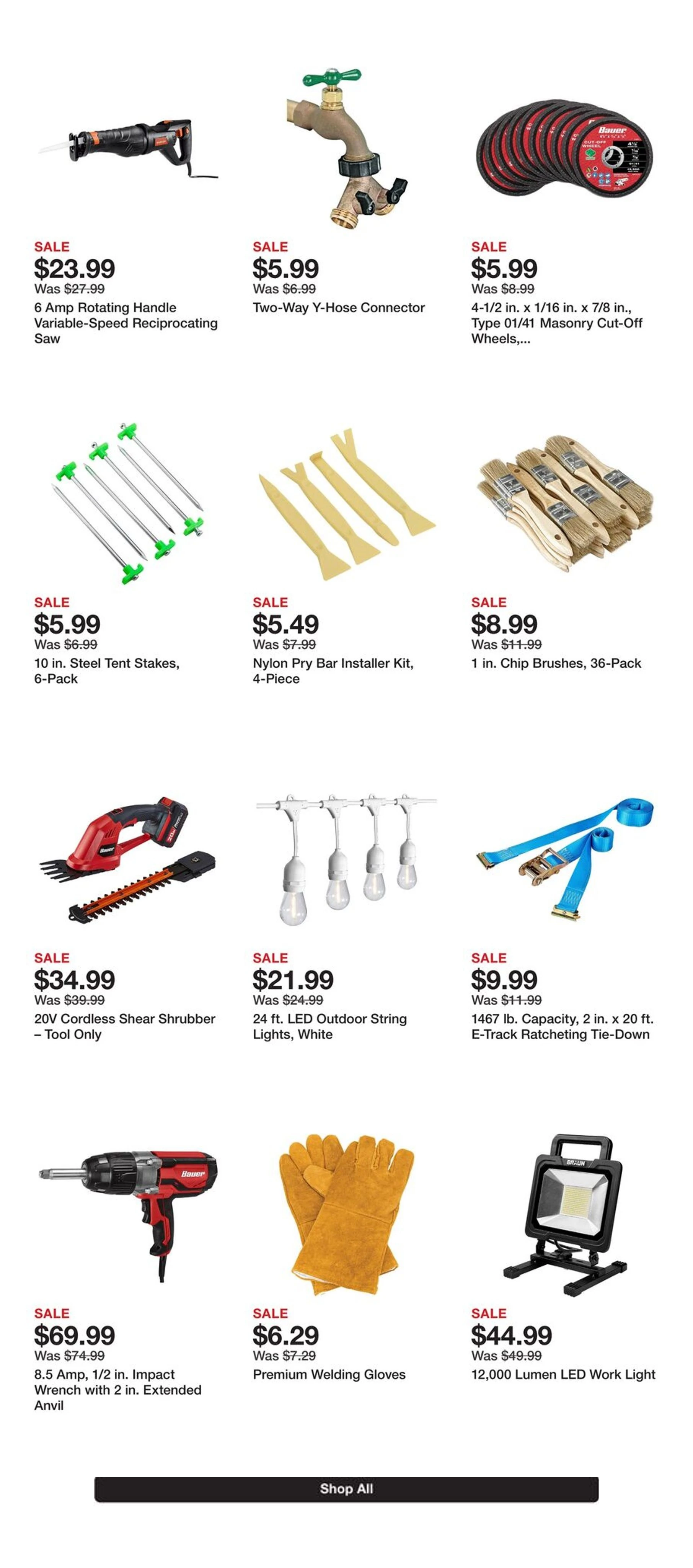 Harbor Freight Page 5 of 5, weekly ad for Sep 15 - Sep 28, 2026
