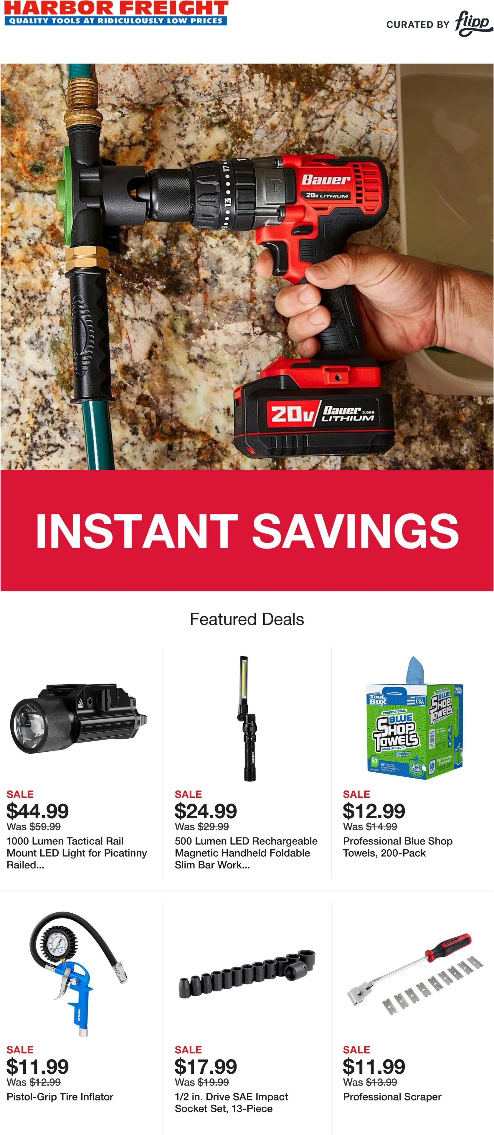 Harbor Freight Page 1 of 5, weekly ad for Sep 29 - Oct 12, 2026