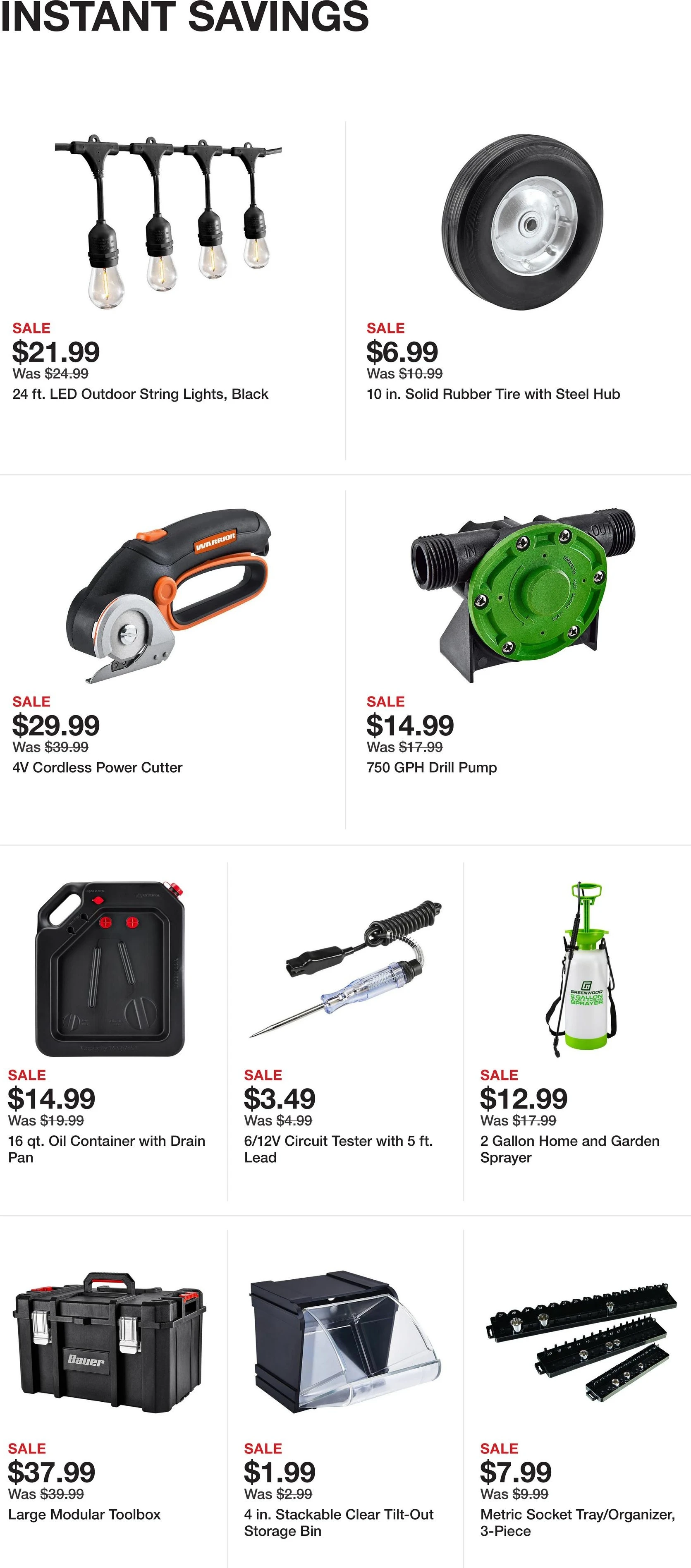 Harbor Freight Page 2 of 5, weekly ad for Sep 29 - Oct 12, 2026