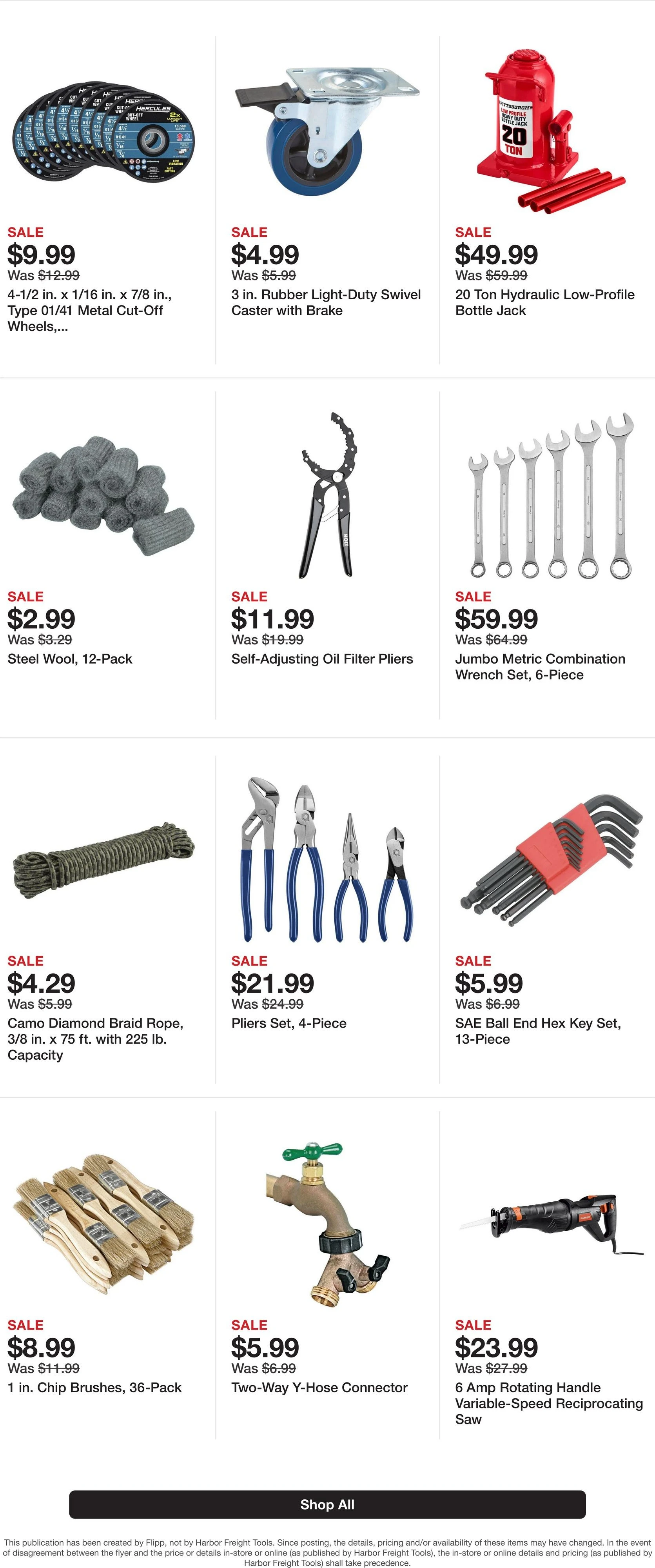 Harbor Freight Page 4 of 5, weekly ad for Sep 29 - Oct 12, 2026