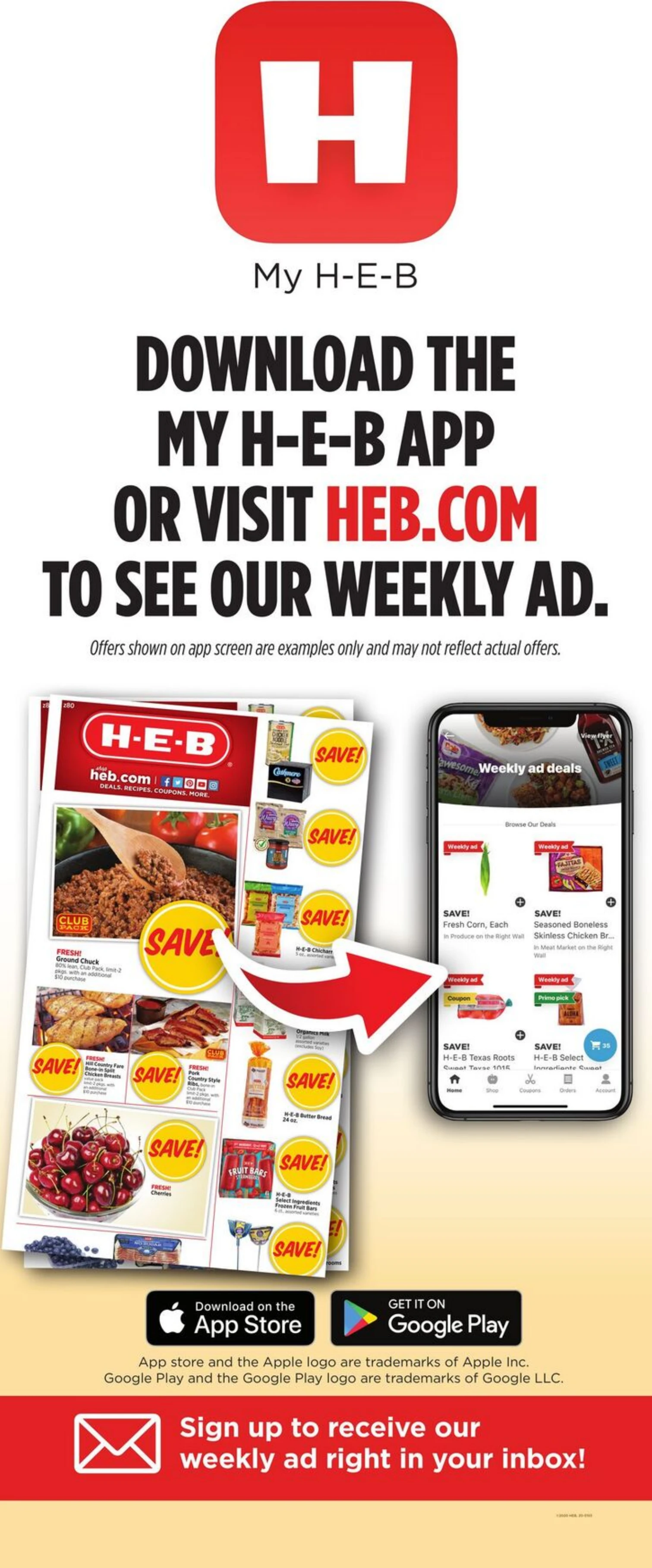 H-E-B Page 3 of 3, weekly ad for Oct 14 - Oct 20, 2026