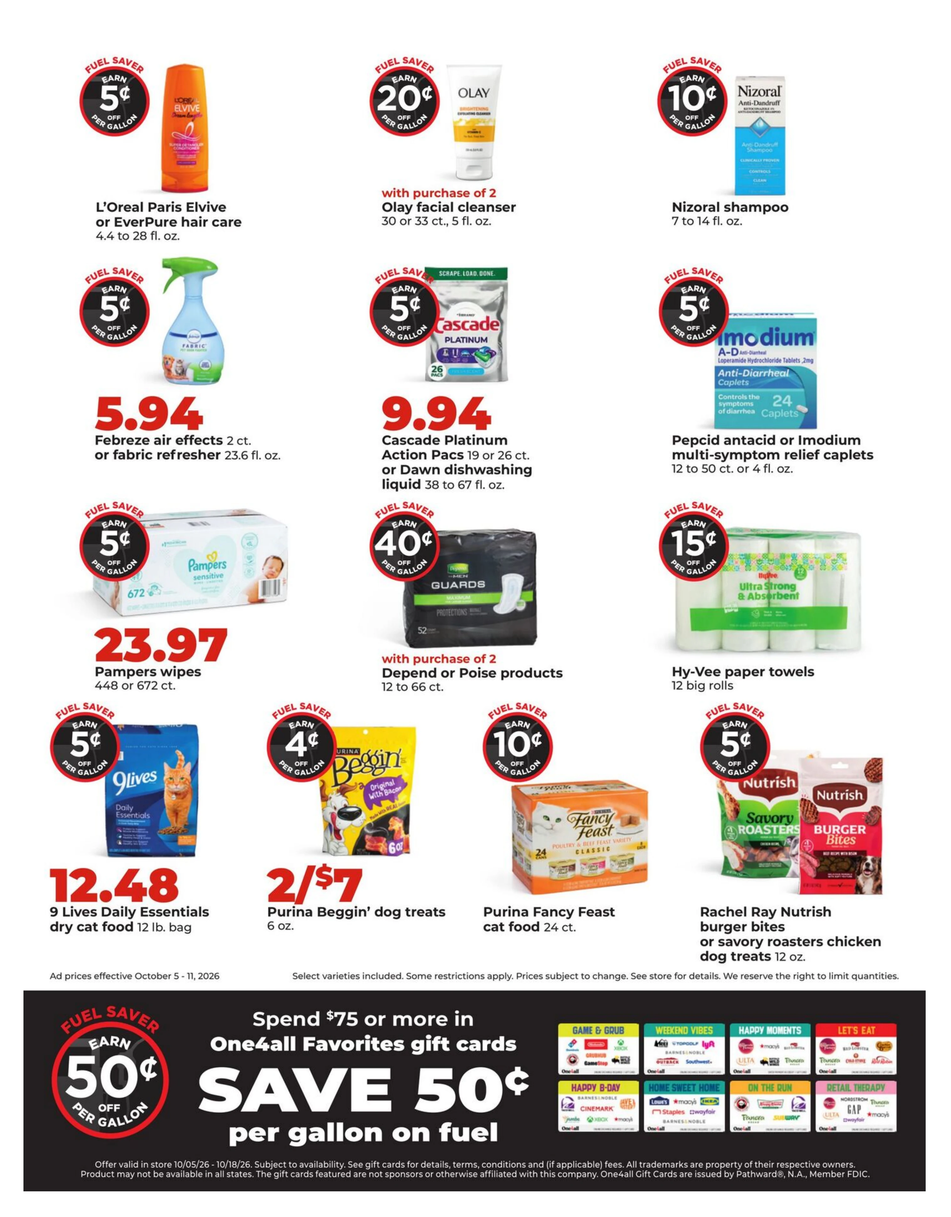 Hy-Vee Page 10 of 43, weekly ad for Oct 5 - Oct 11, 2026
