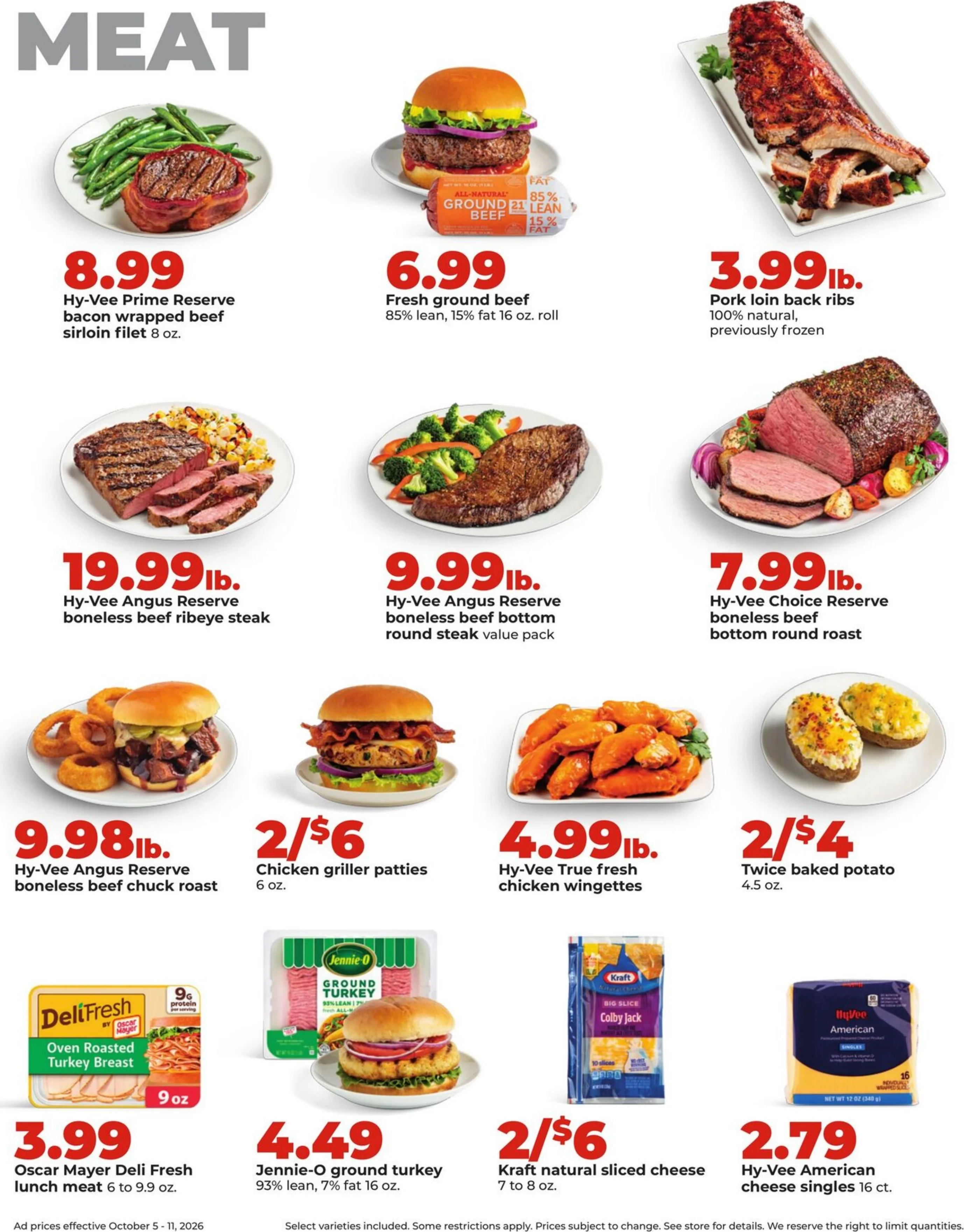 Hy-Vee Page 12 of 43, weekly ad for Oct 5 - Oct 11, 2026
