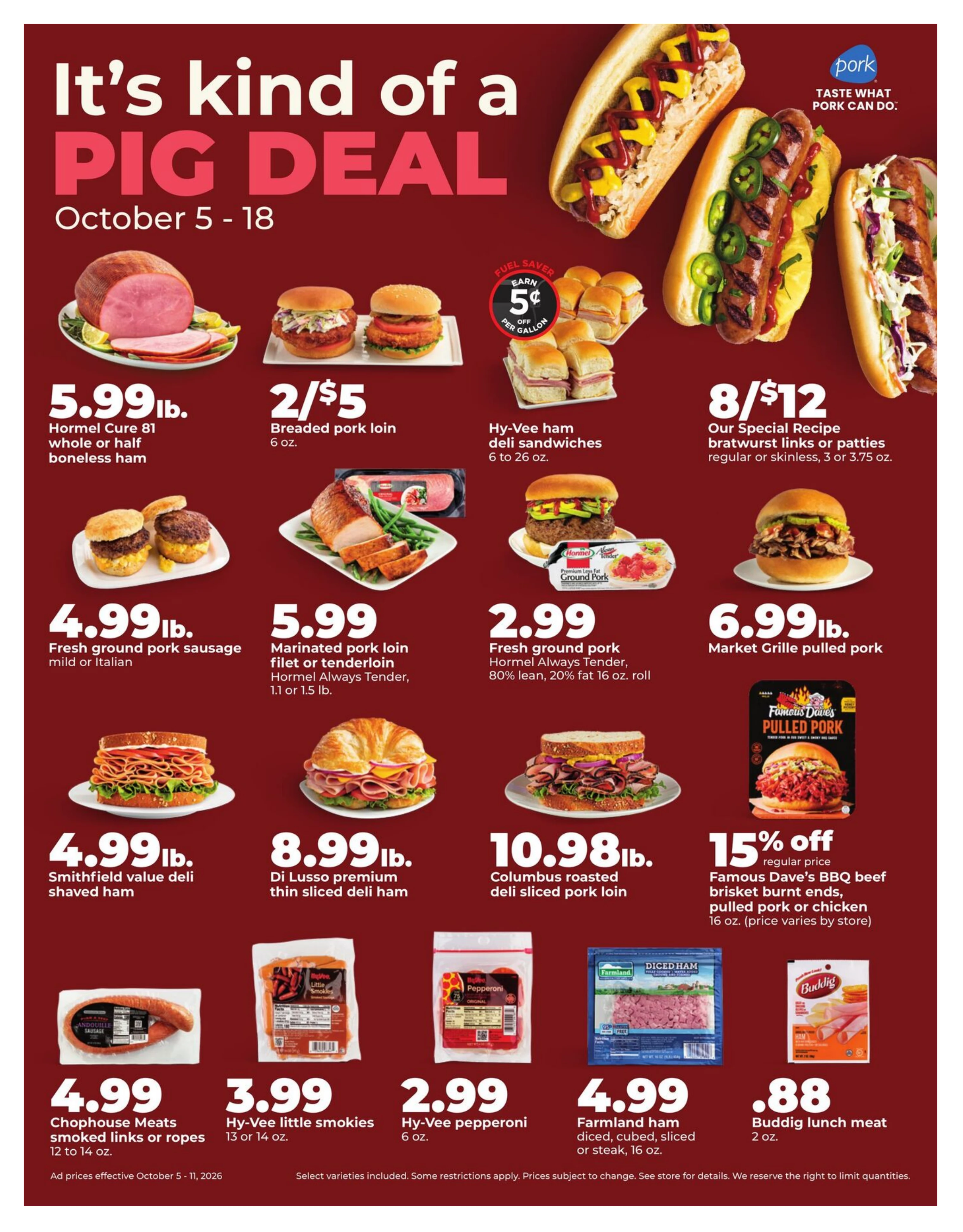 Hy-Vee Page 13 of 43, weekly ad for Oct 5 - Oct 11, 2026