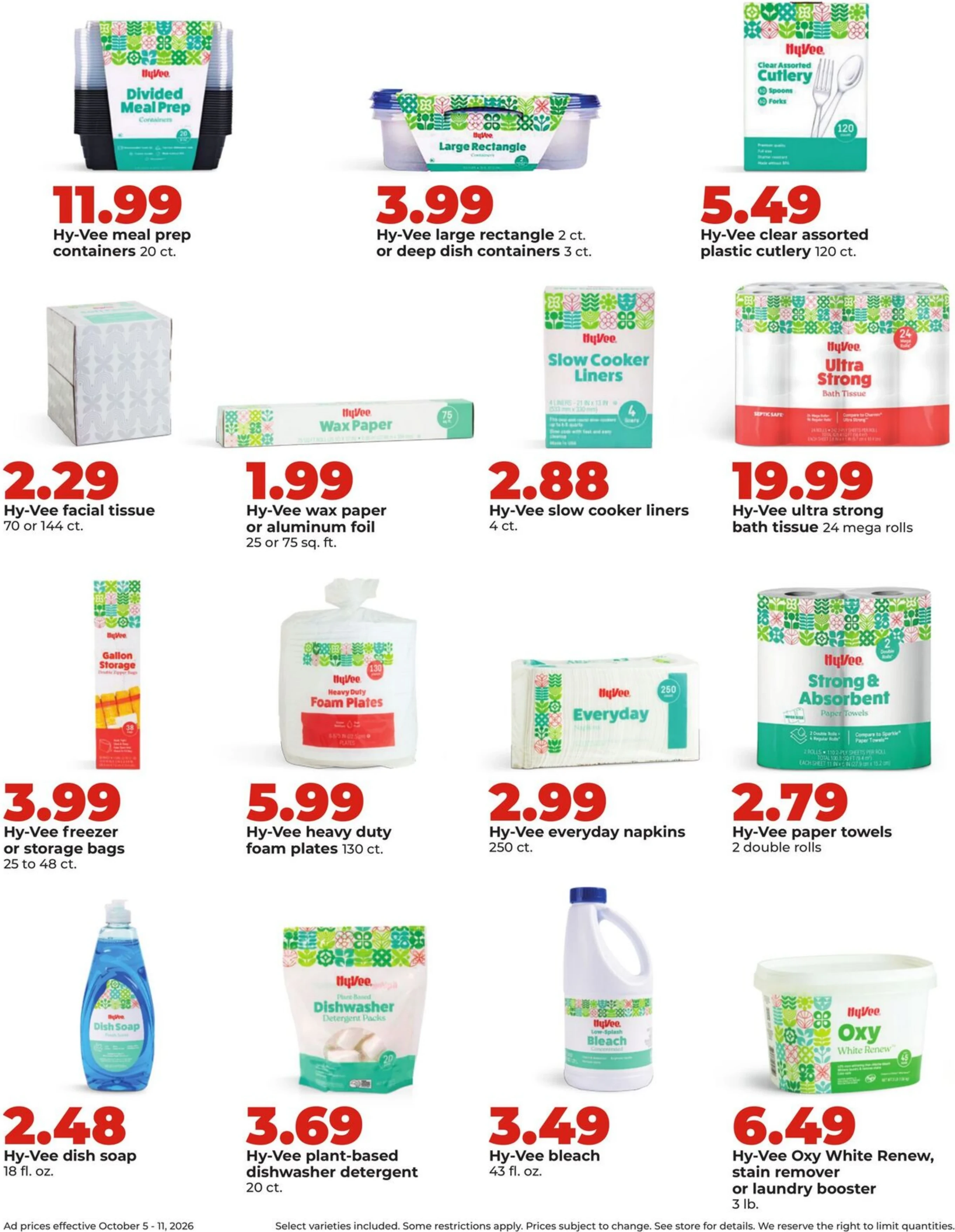 Hy-Vee Page 22 of 43, weekly ad for Oct 5 - Oct 11, 2026