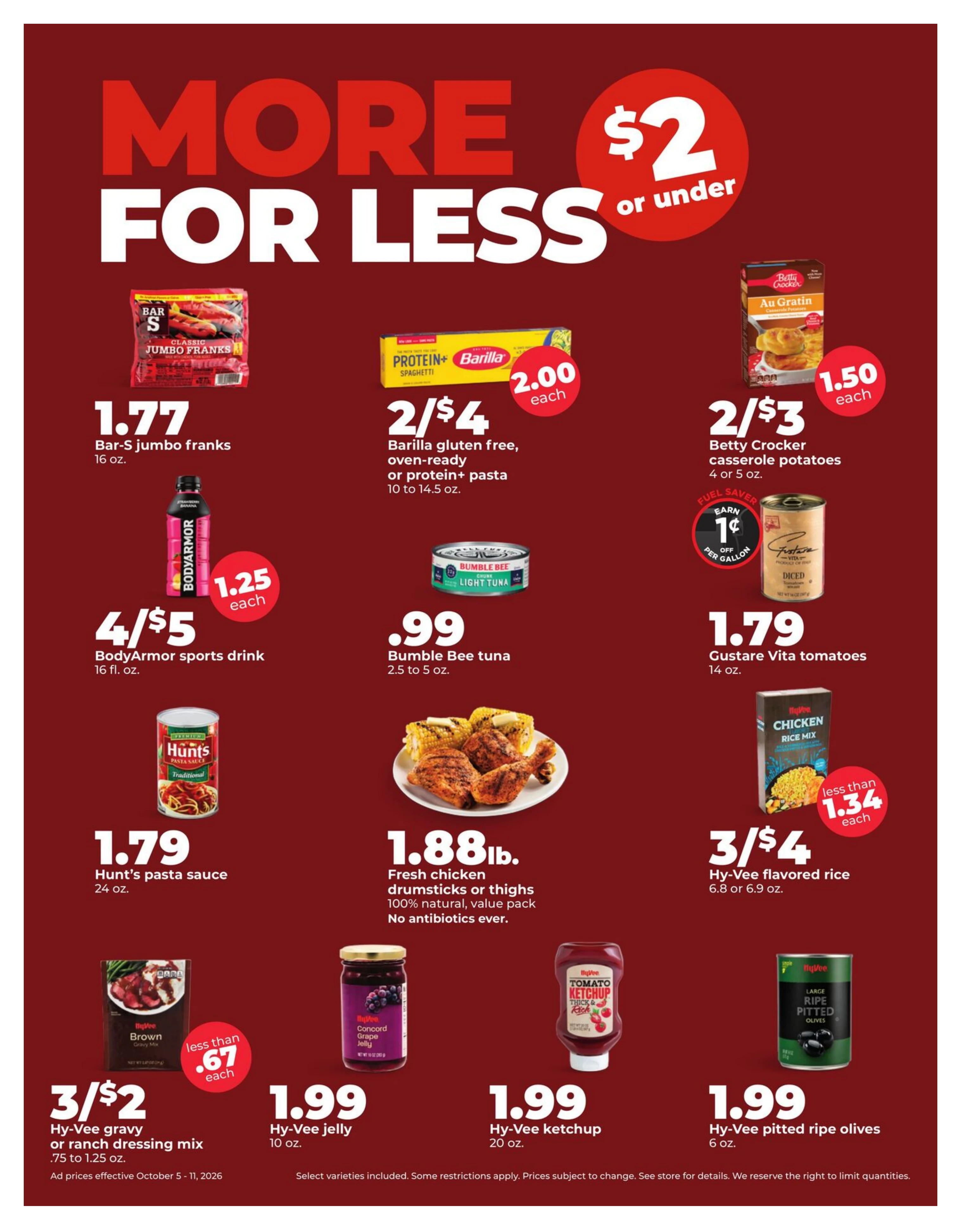 Hy-Vee Page 3 of 43, weekly ad for Oct 5 - Oct 11, 2026