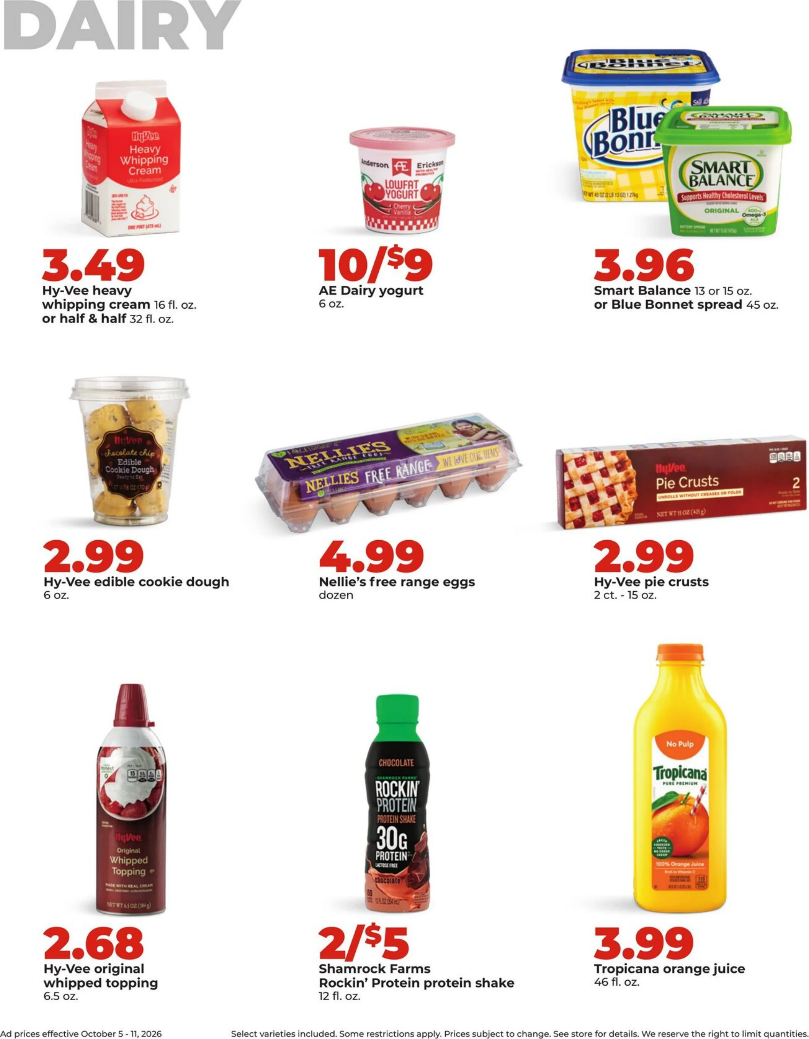 Hy-Vee Page 30 of 43, weekly ad for Oct 5 - Oct 11, 2026