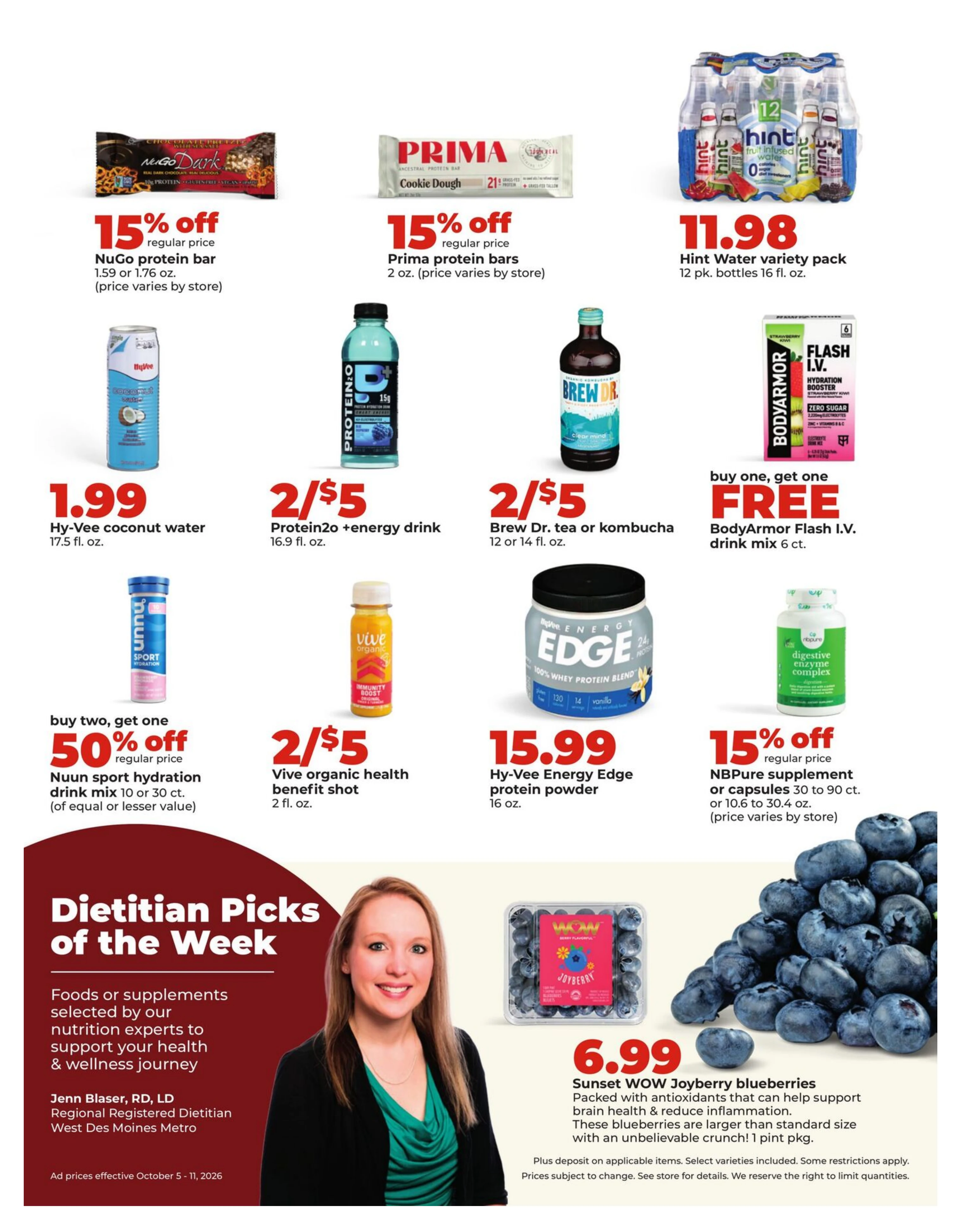 Hy-Vee Page 35 of 43, weekly ad for Oct 5 - Oct 11, 2026