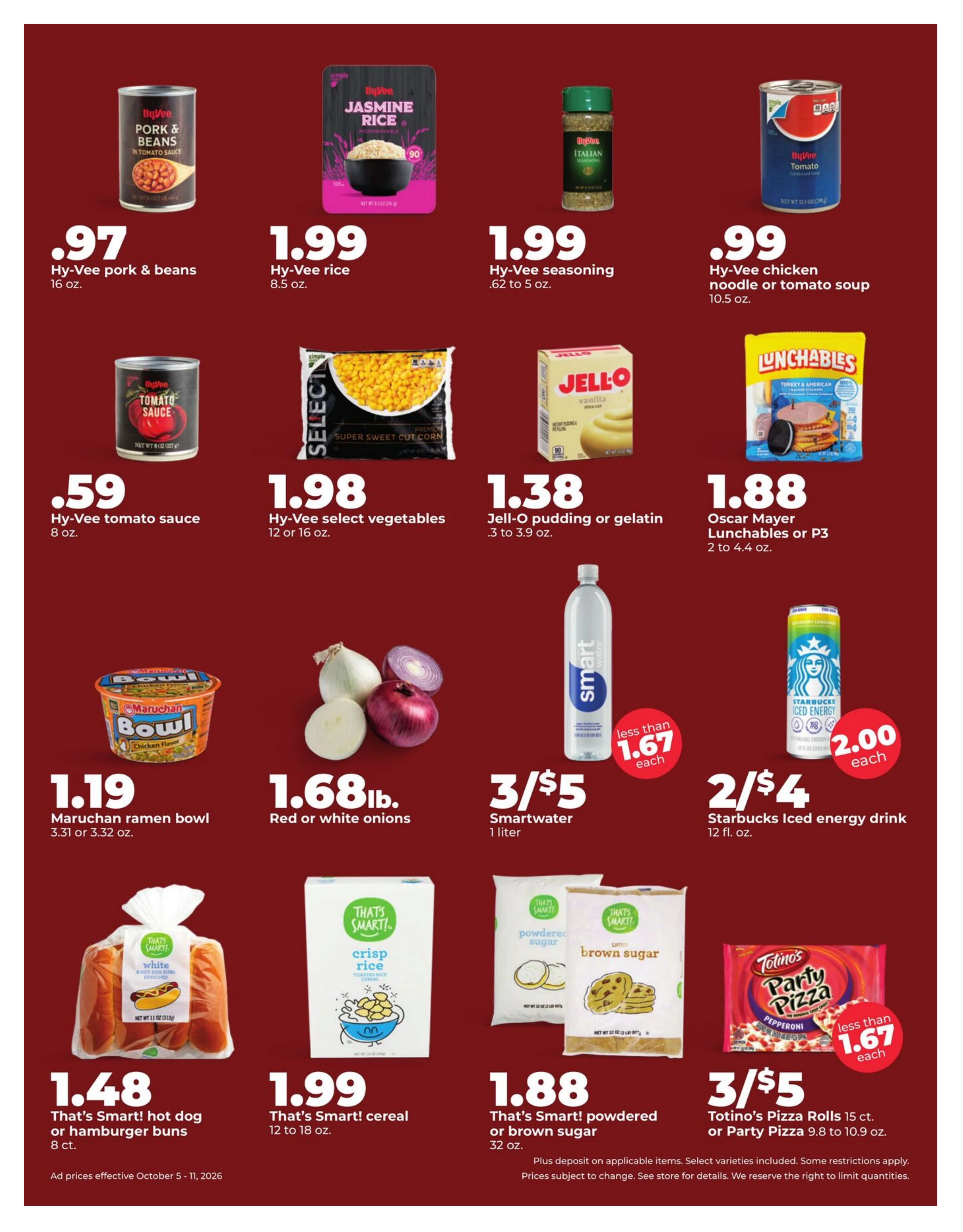 Hy-Vee Page 4 of 43, weekly ad for Oct 5 - Oct 11, 2026