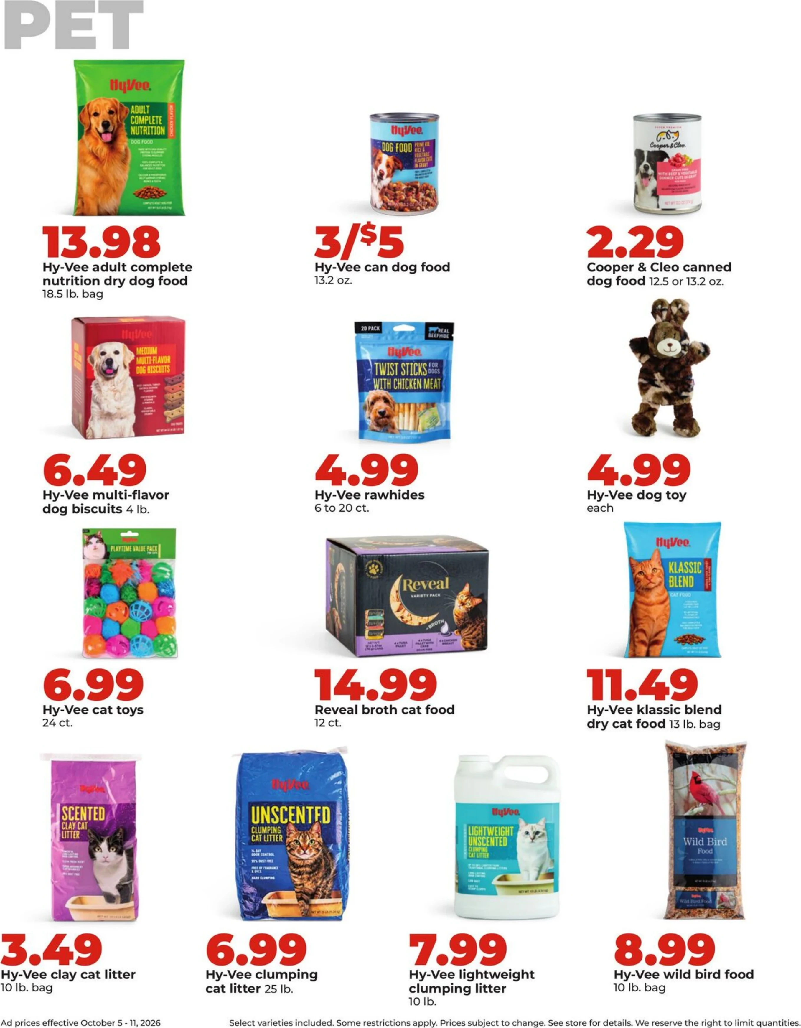 Hy-Vee Page 40 of 43, weekly ad for Oct 5 - Oct 11, 2026