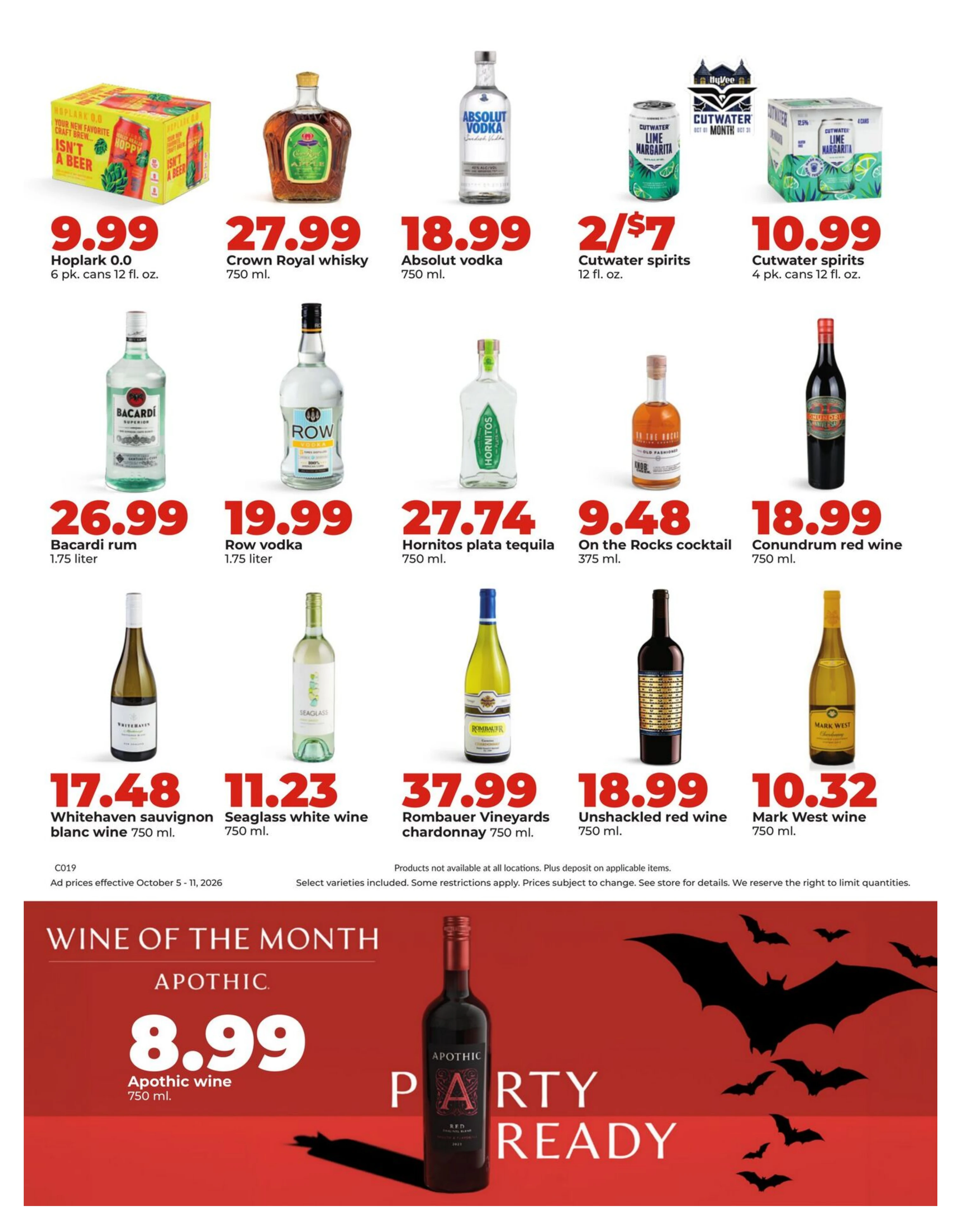 Hy-Vee Page 43 of 43, weekly ad for Oct 5 - Oct 11, 2026