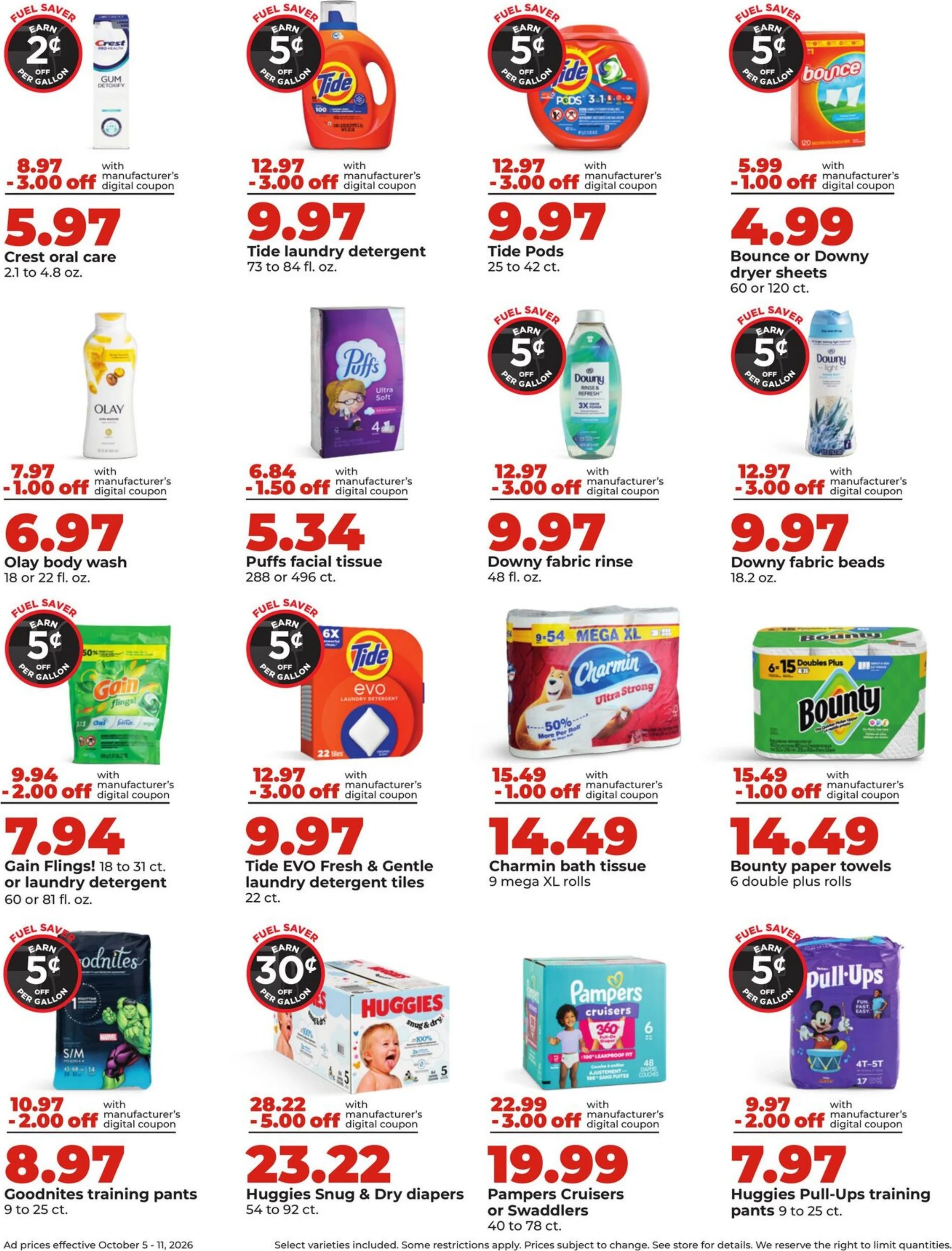 Hy-Vee Page 8 of 43, weekly ad for Oct 5 - Oct 11, 2026