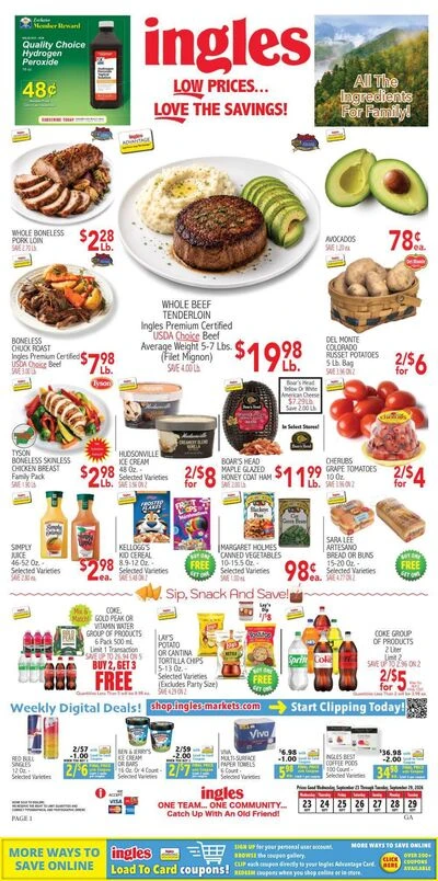 Ingles Page 1 of 10, weekly ad for Sep 23 - Sep 29, 2026