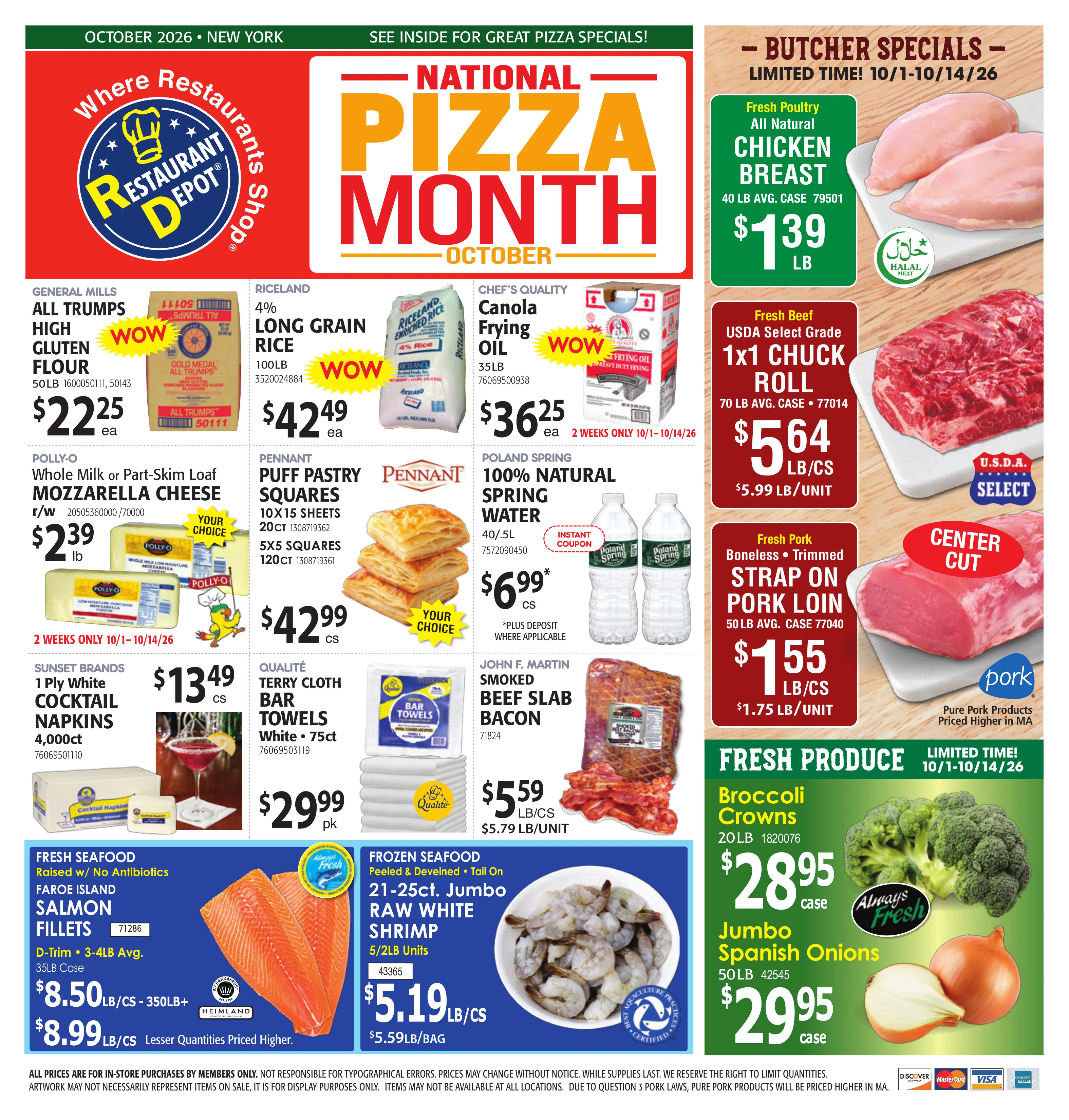 Jetro Cash and Carry Page 1 of 12, weekly ad for Oct 1 - Oct 31, 2026
