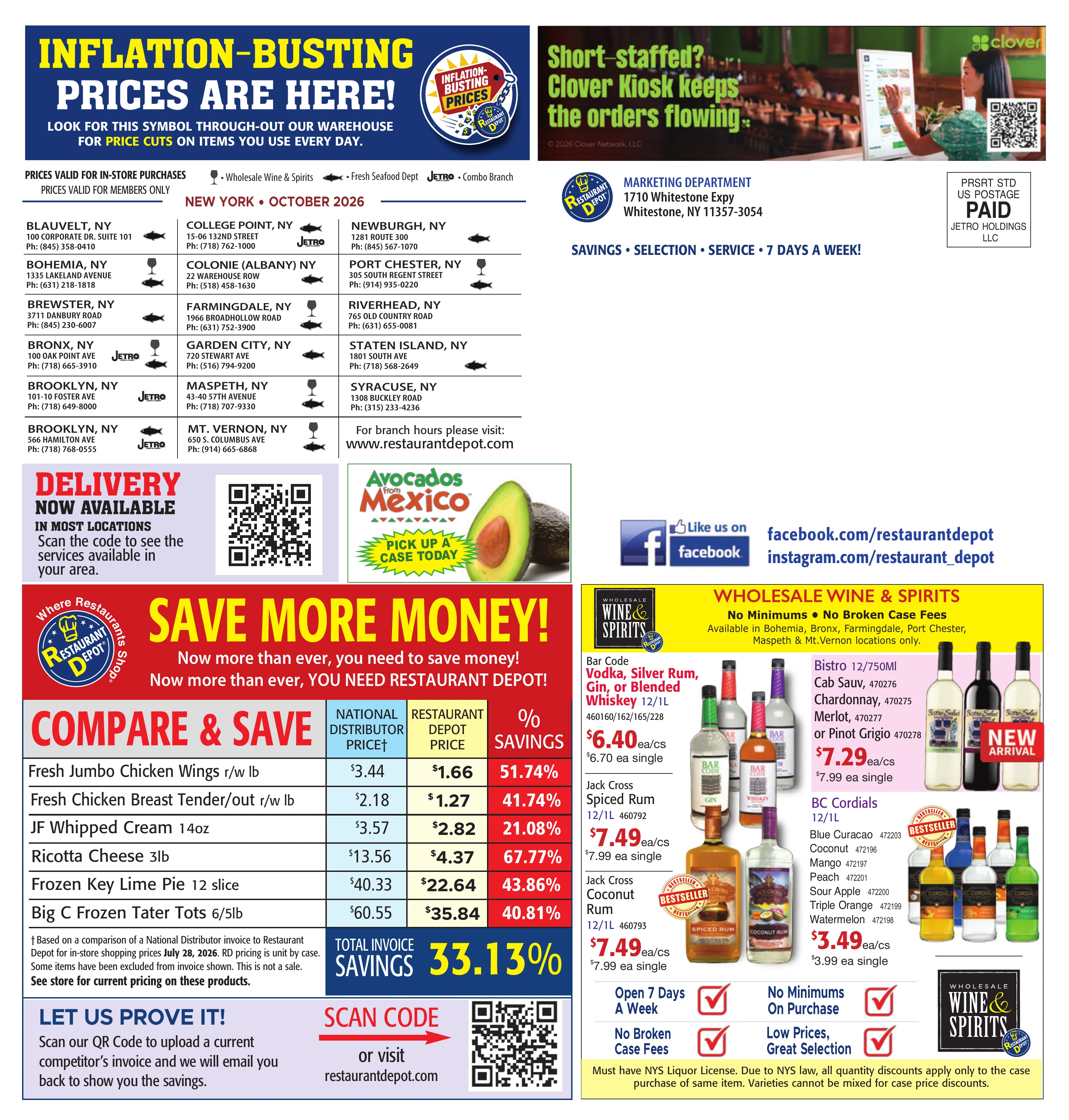 Jetro Cash and Carry Page 12 of 12, weekly ad for Oct 1 - Oct 31, 2026