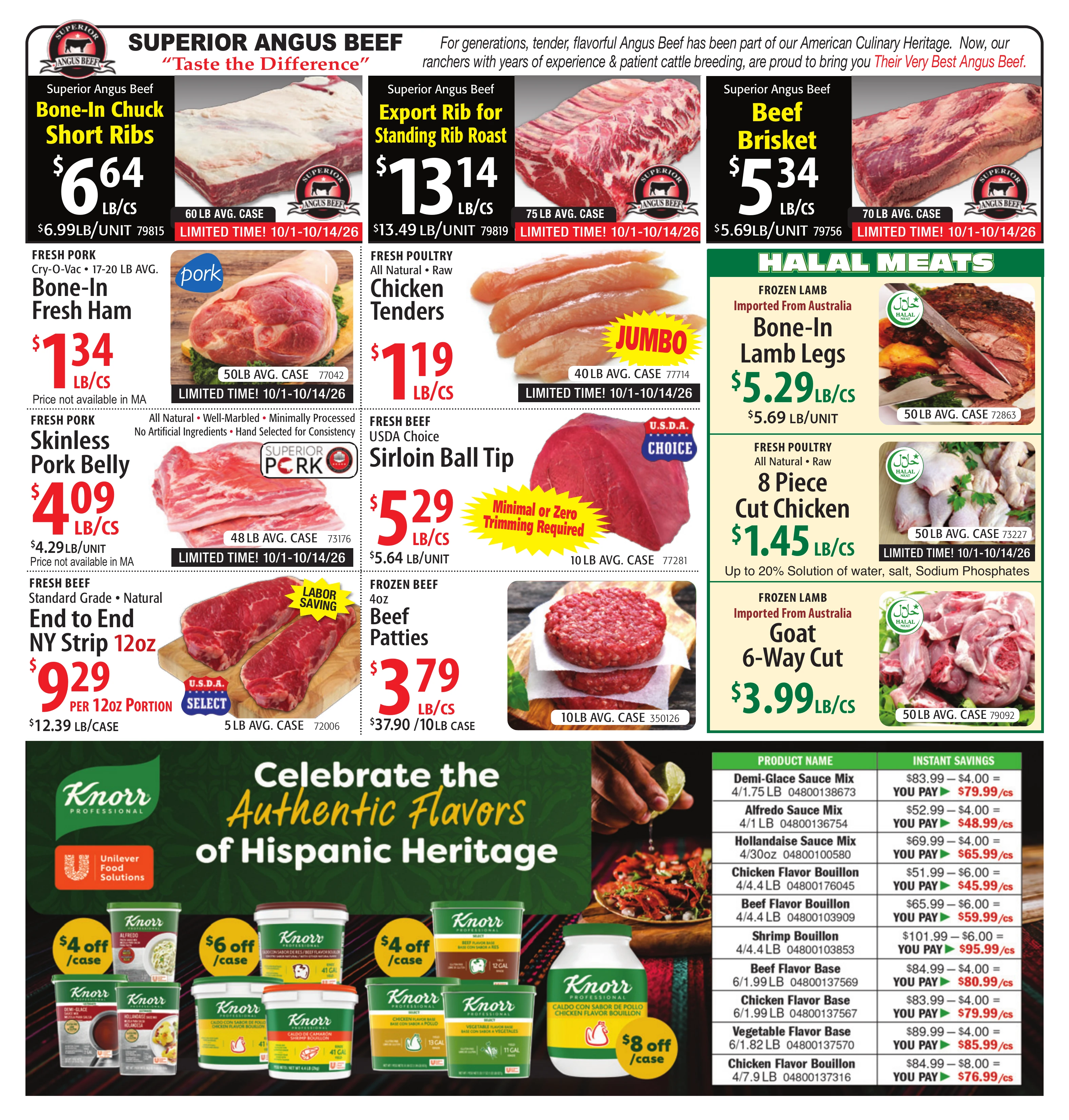 Jetro Cash and Carry Page 3 of 12, weekly ad for Oct 1 - Oct 31, 2026