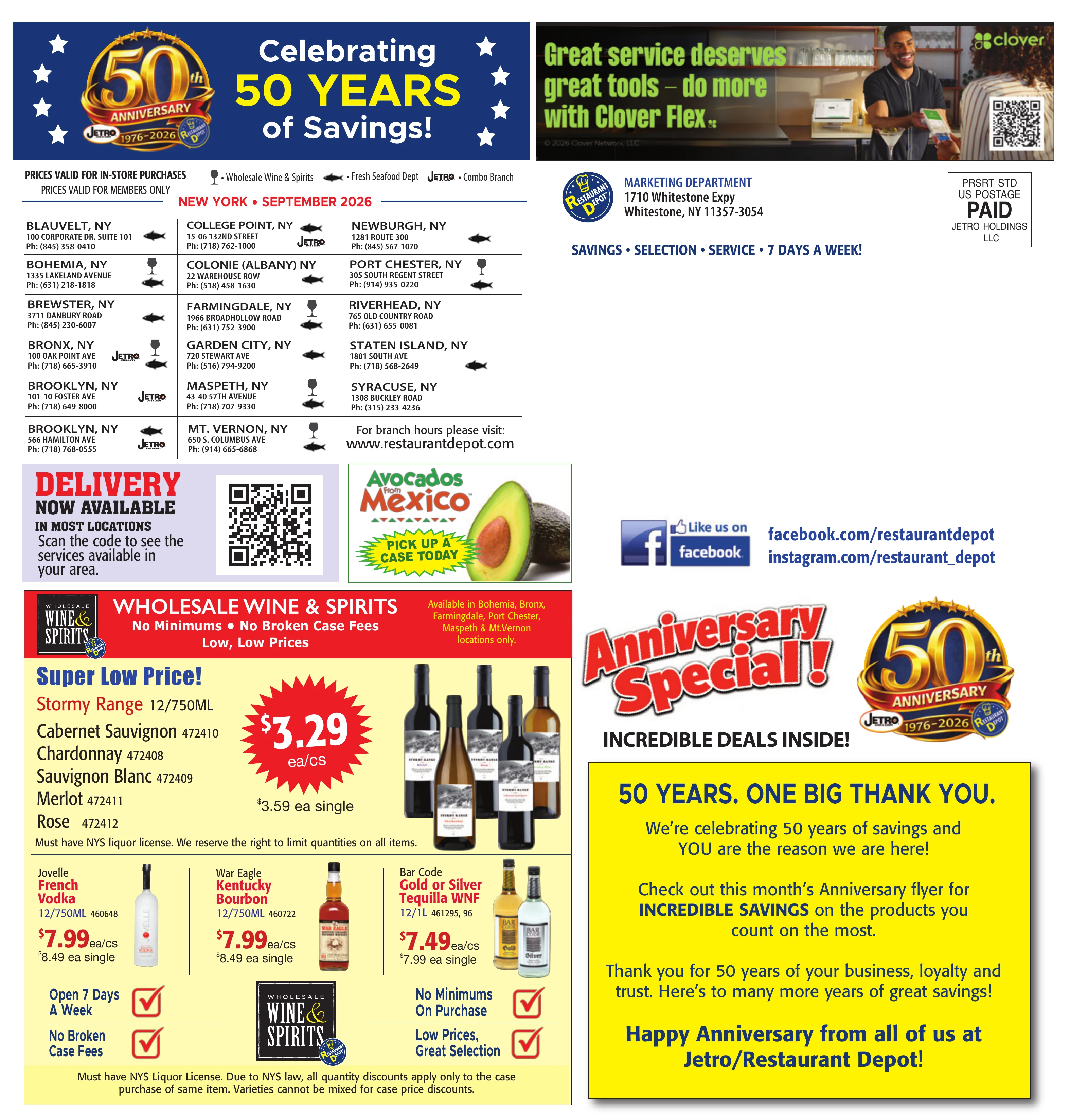 Jetro Cash and Carry Page 16 of 16, weekly ad for Sep 1 - Sep 30, 2026