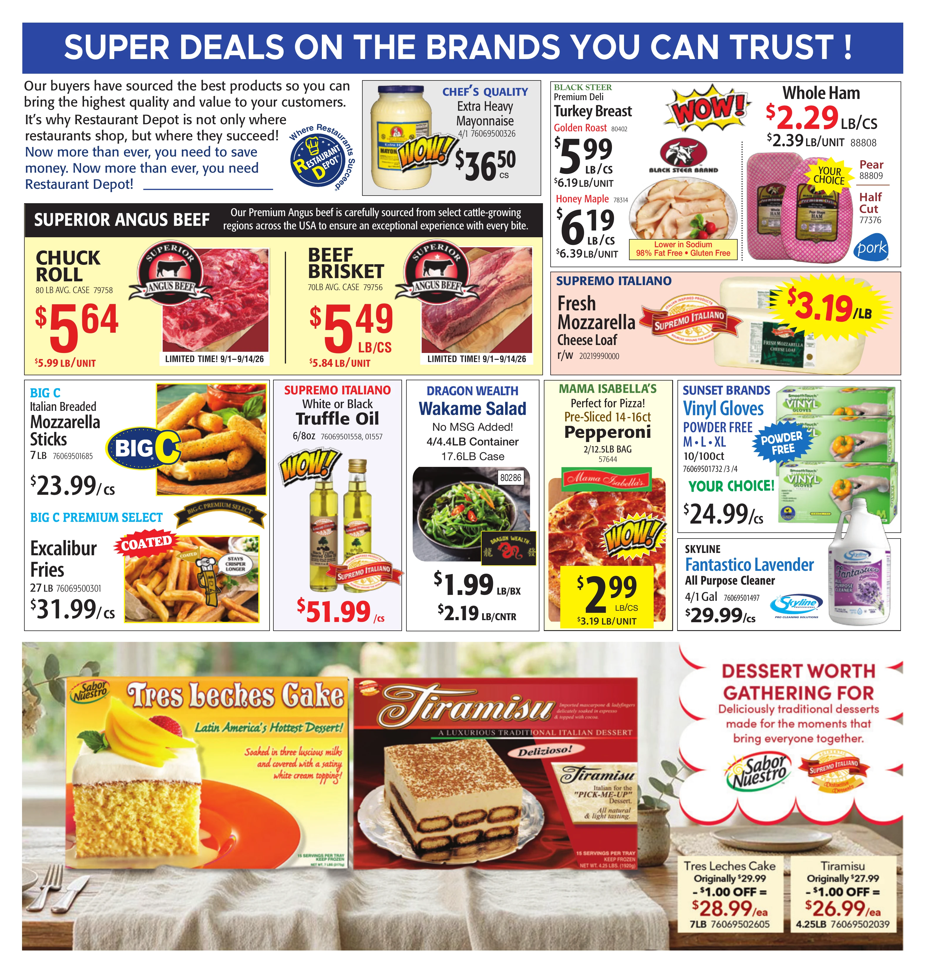 Jetro Cash and Carry Page 3 of 16, weekly ad for Sep 1 - Sep 30, 2026