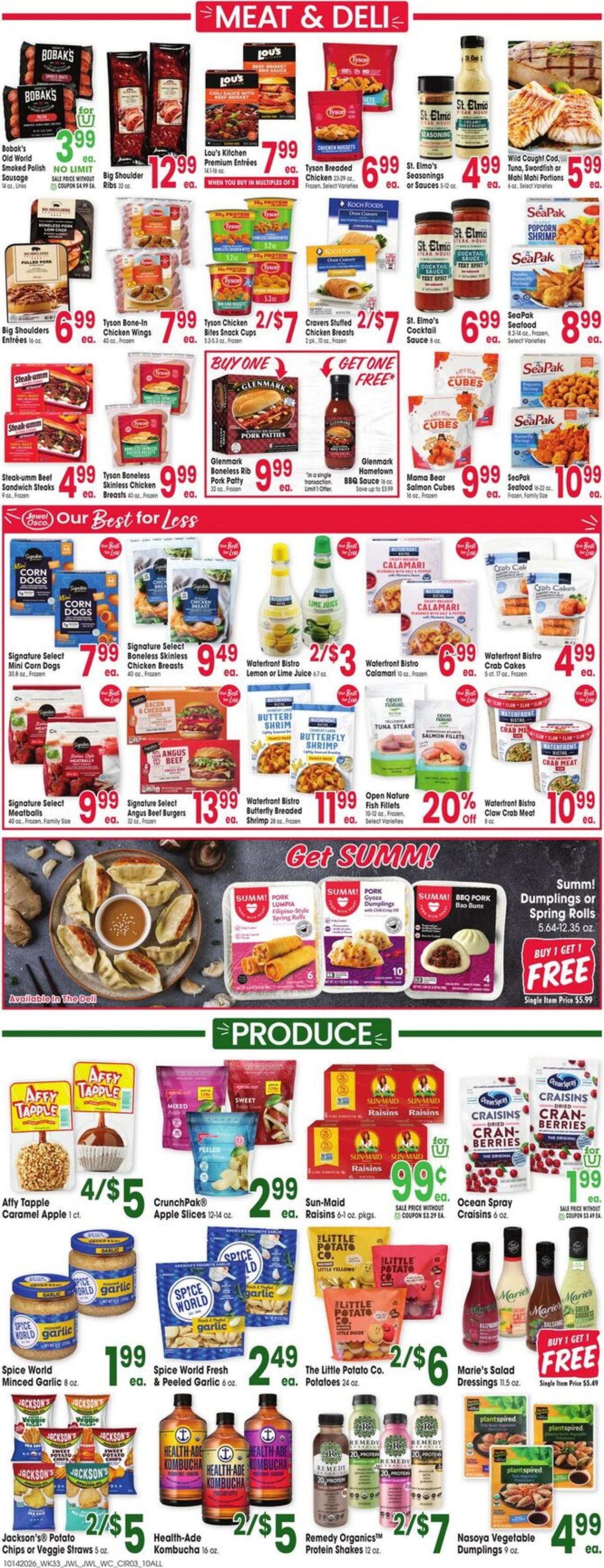 Jewel-Osco Page 3 of 12, weekly ad for Oct 14 - Oct 20, 2026