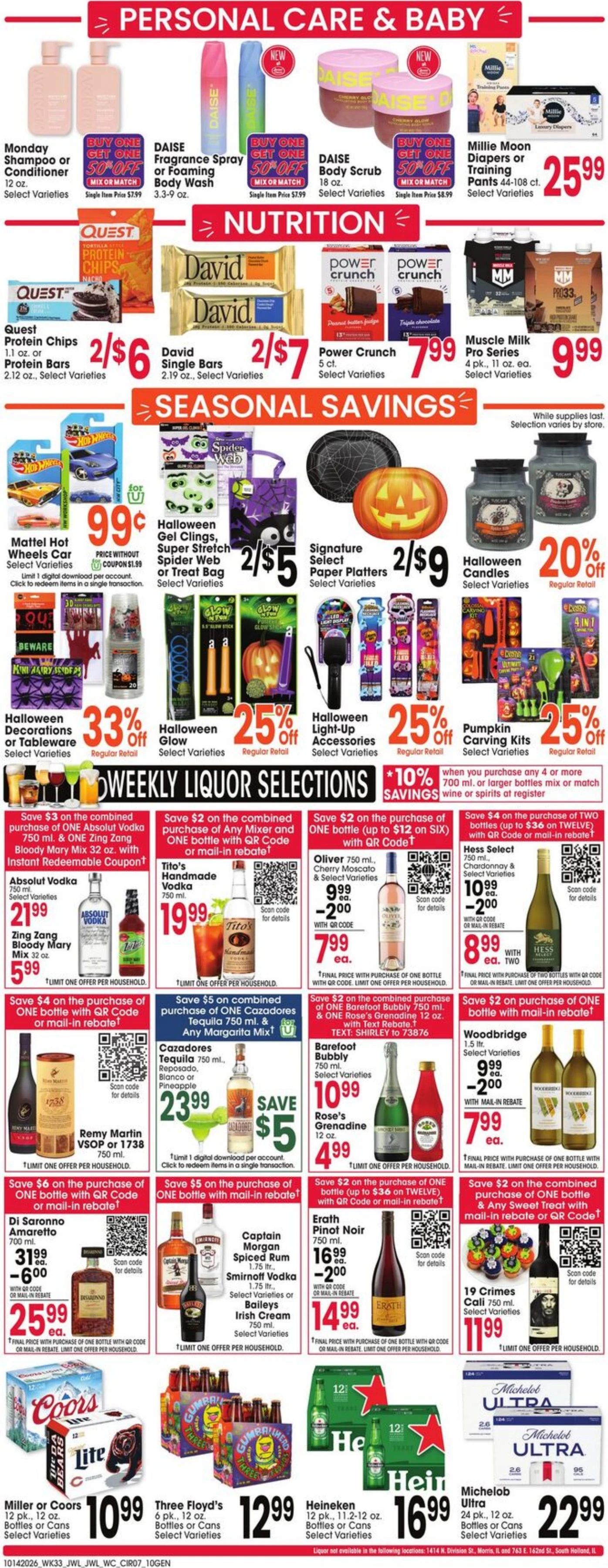 Jewel-Osco Page 7 of 12, weekly ad for Oct 14 - Oct 20, 2026