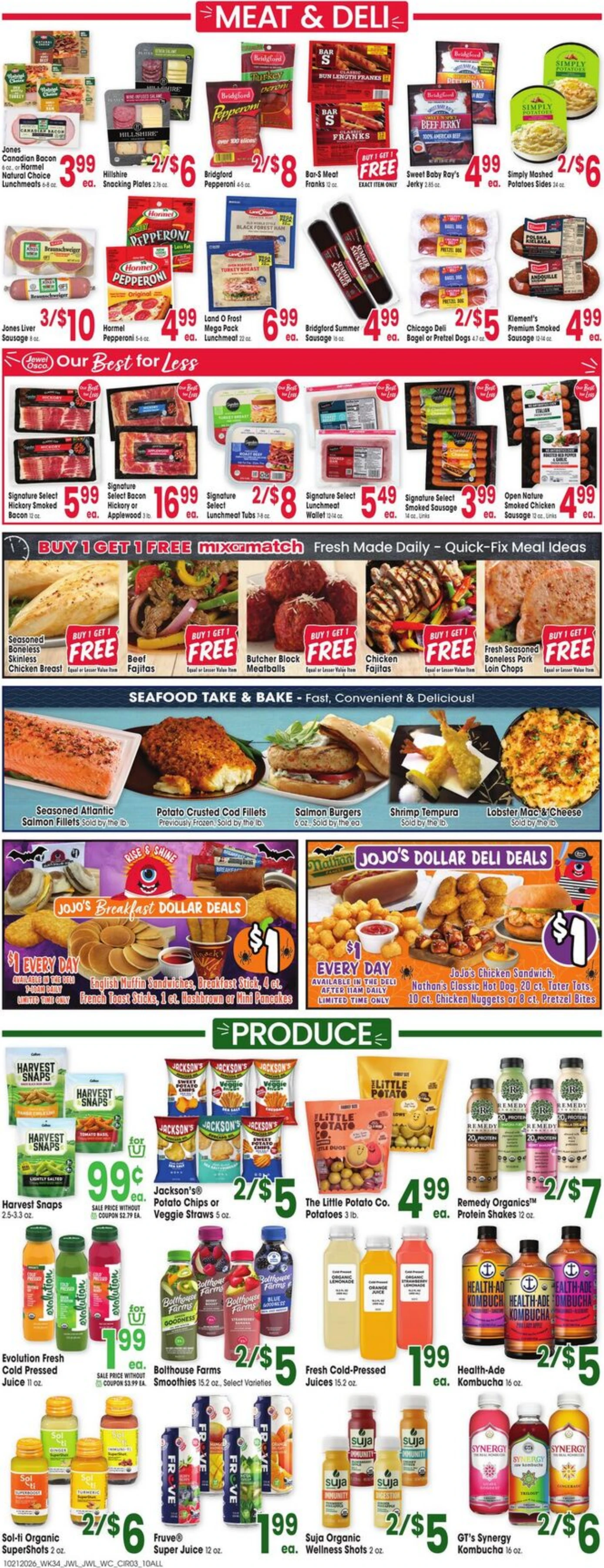 Jewel-Osco Page 3 of 10, weekly ad for Oct 21 - Oct 27, 2026
