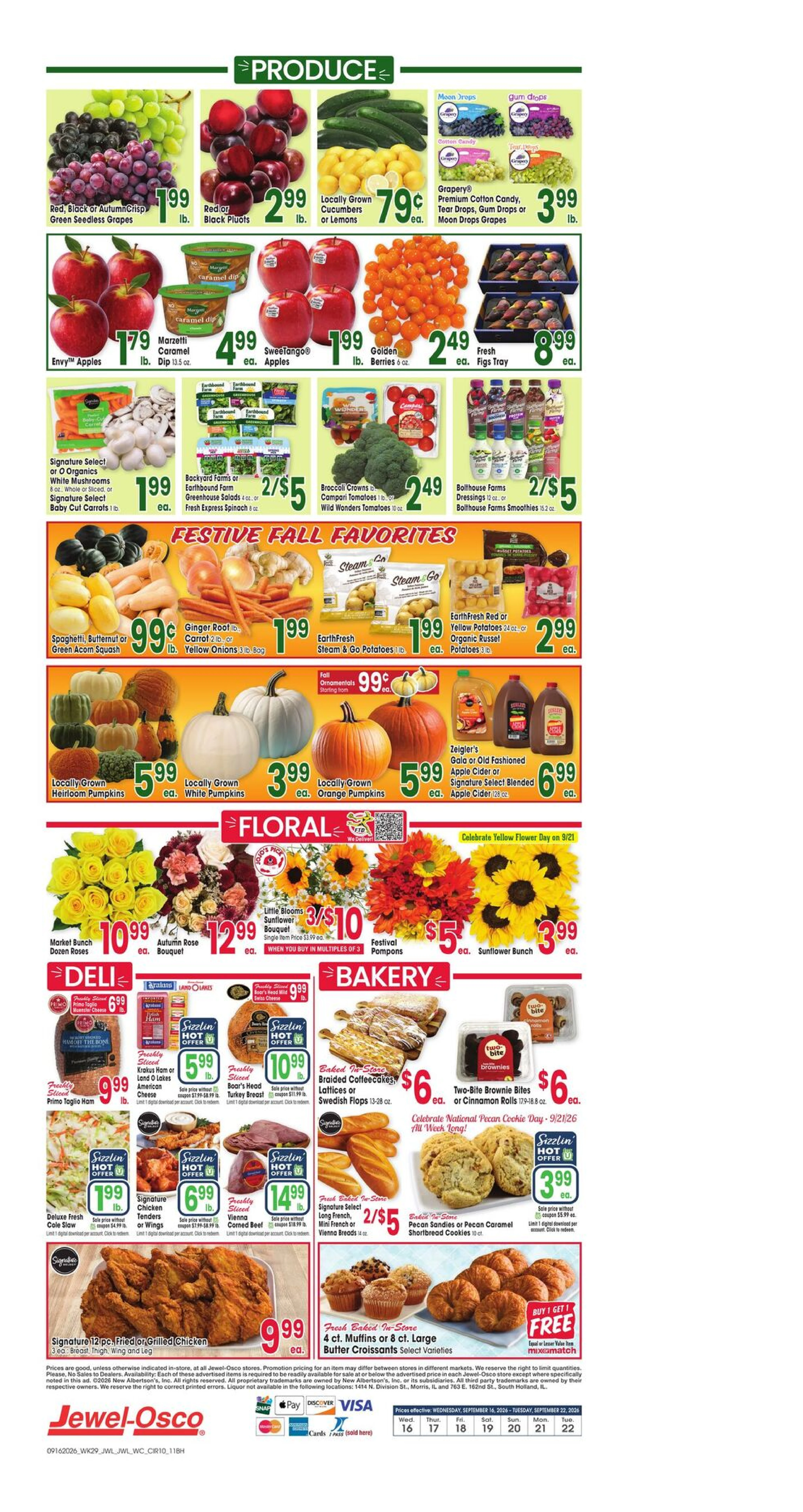 Jewel-Osco Page 10 of 10, weekly ad for Sep 16 - Sep 22, 2026