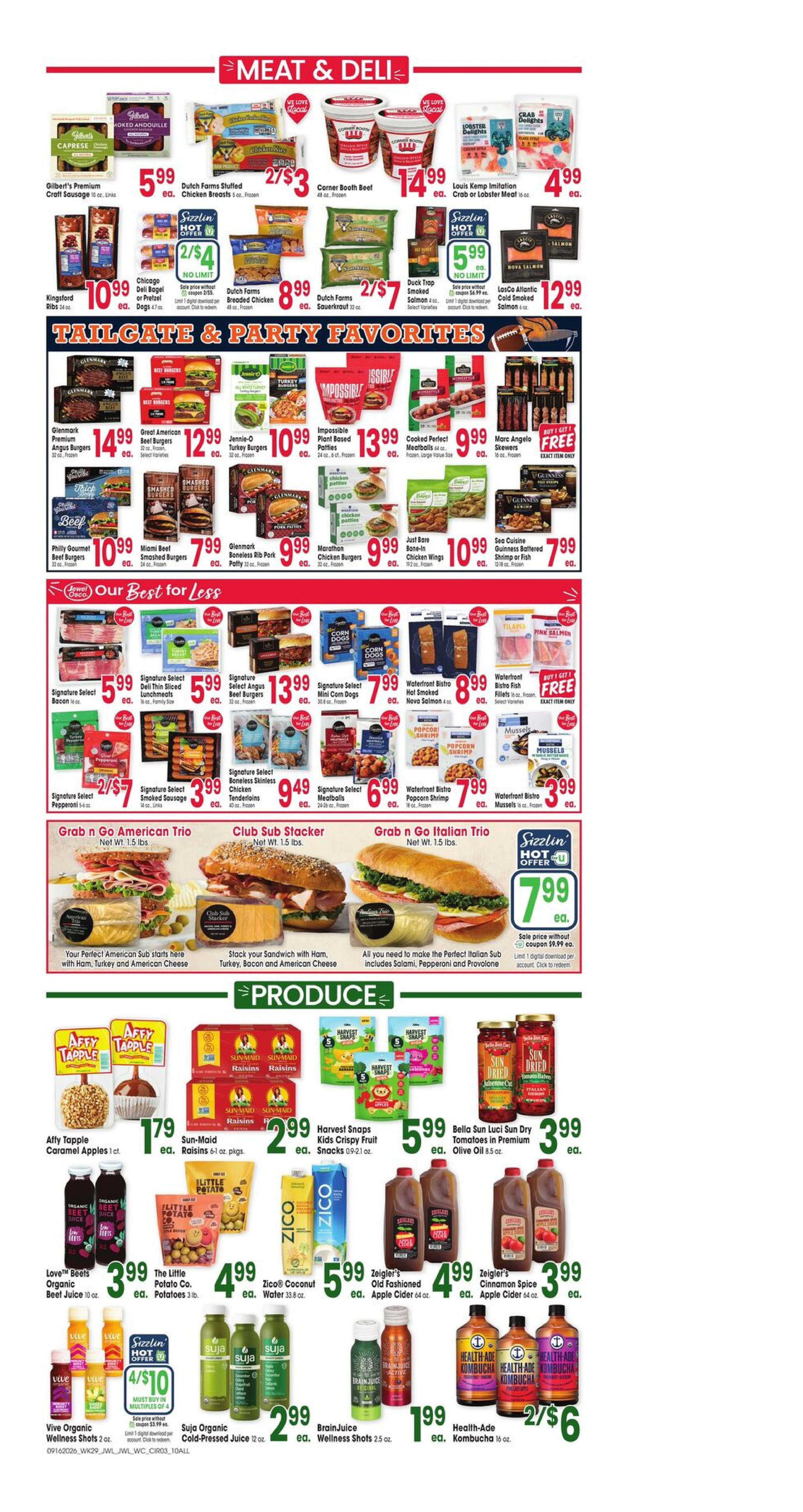 Jewel-Osco Page 3 of 10, weekly ad for Sep 16 - Sep 22, 2026
