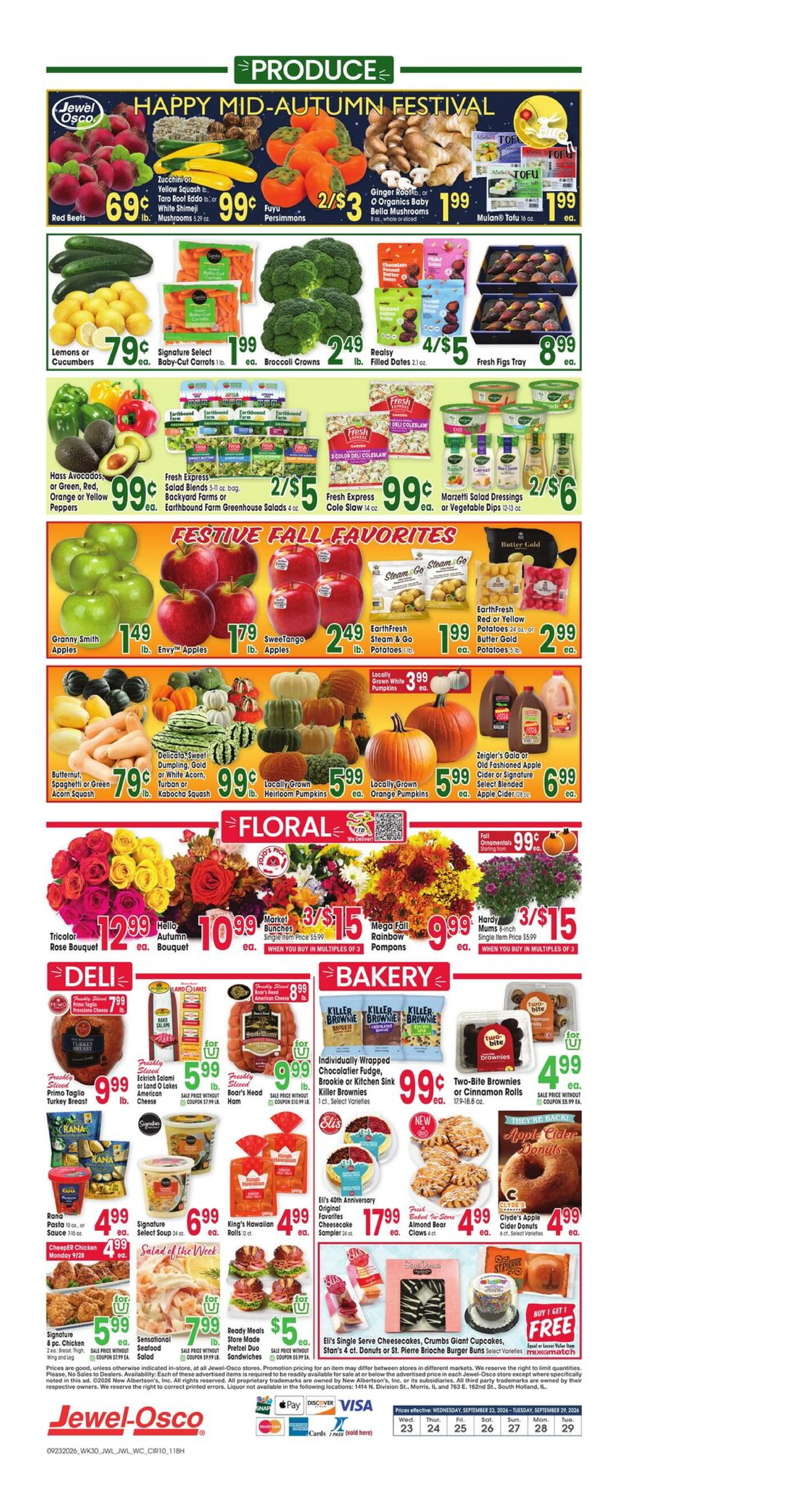 Jewel-Osco Page 10 of 10, weekly ad for Sep 23 - Sep 29, 2026