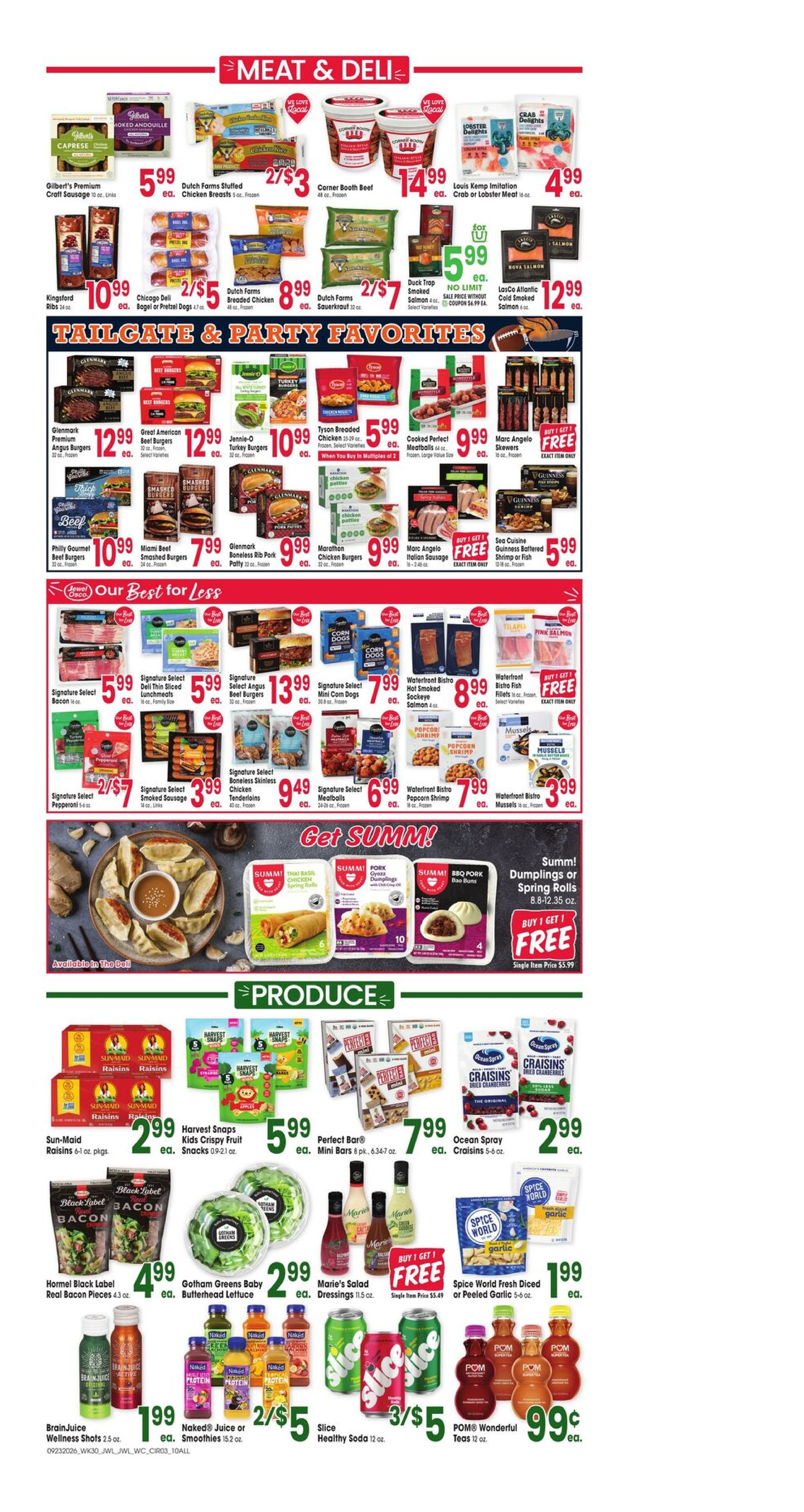 Jewel-Osco Page 3 of 10, weekly ad for Sep 23 - Sep 29, 2026