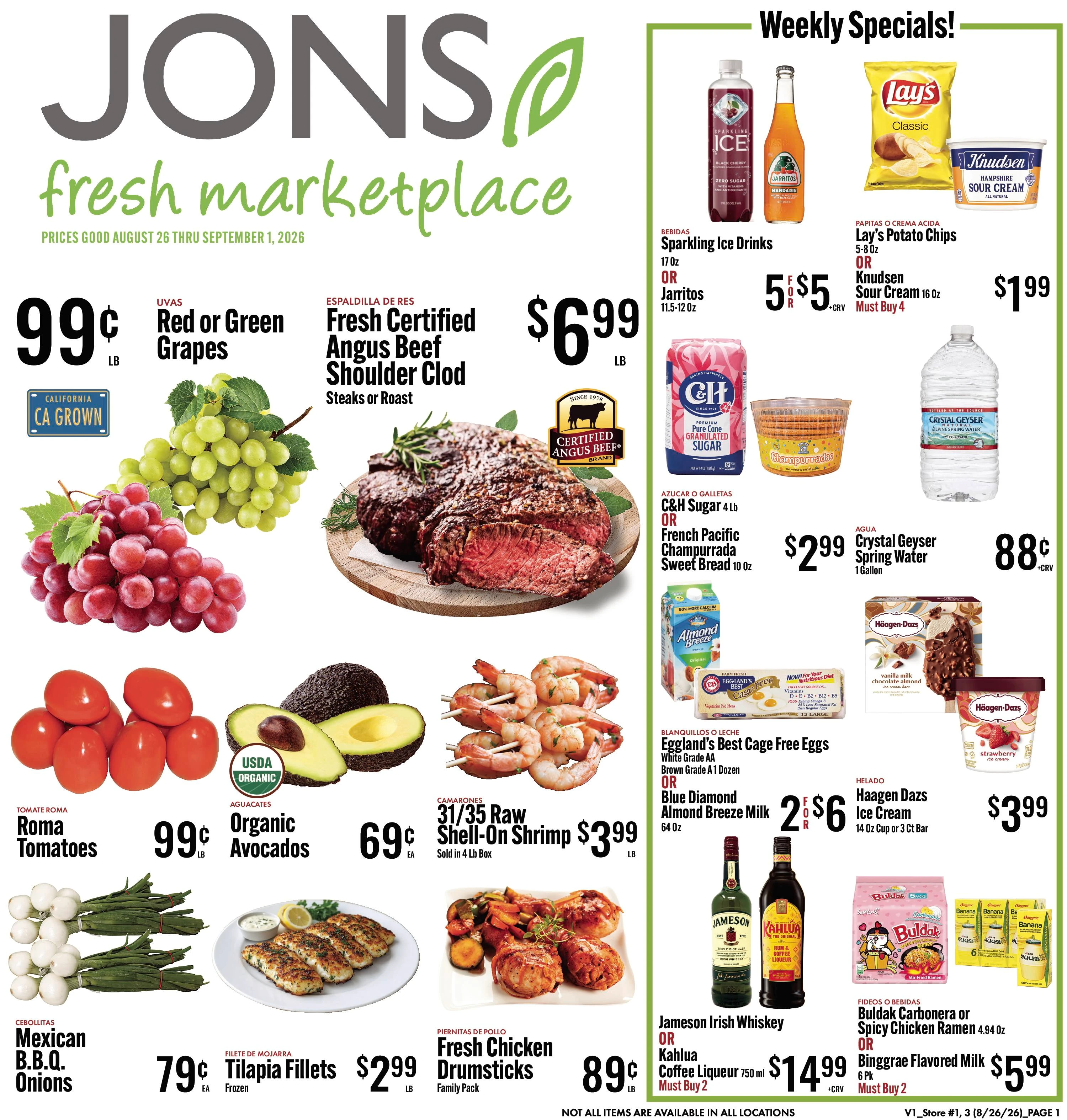 JONS Fresh Marketplace Page 1