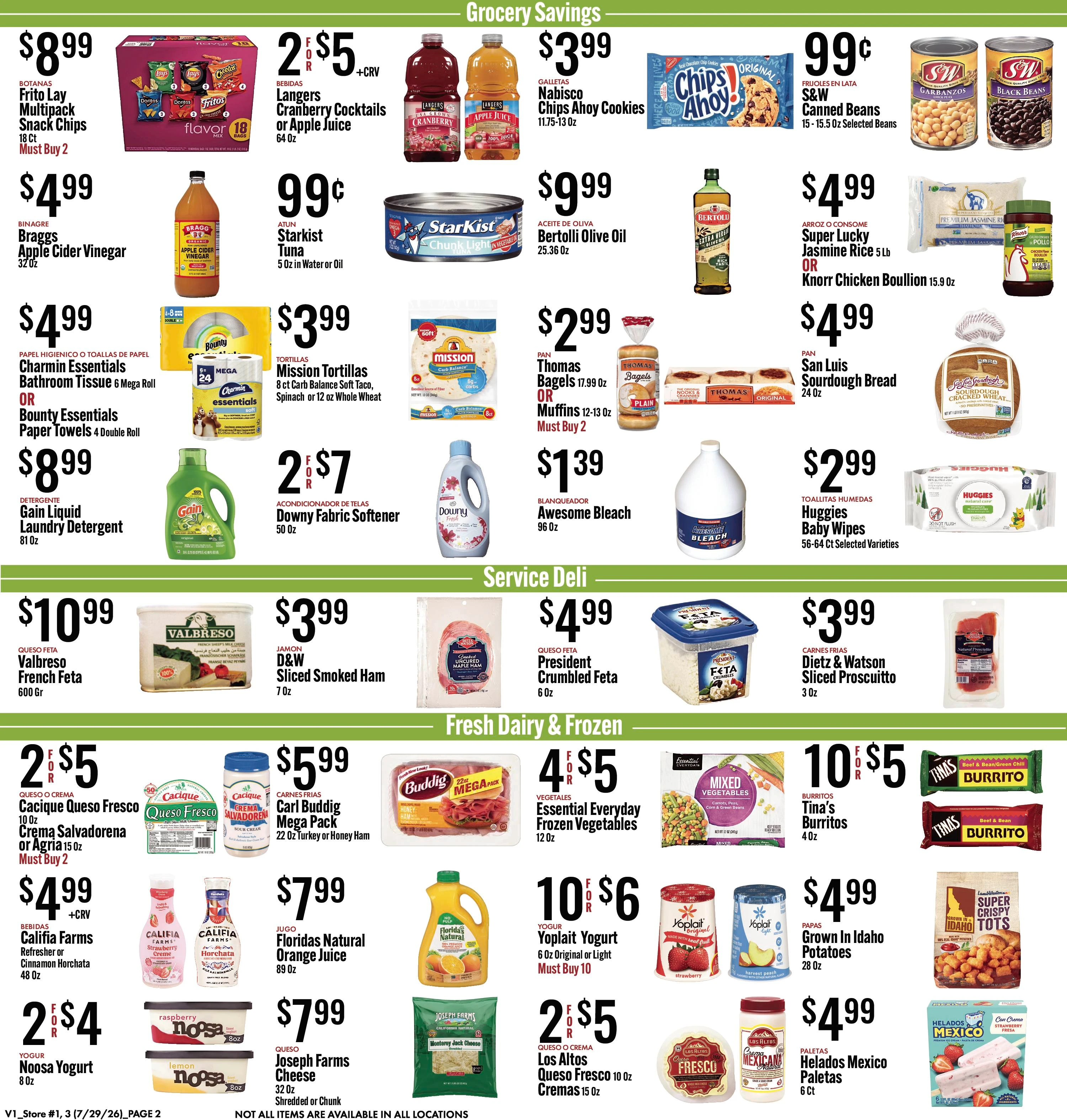 JONS Fresh Marketplace Page 2