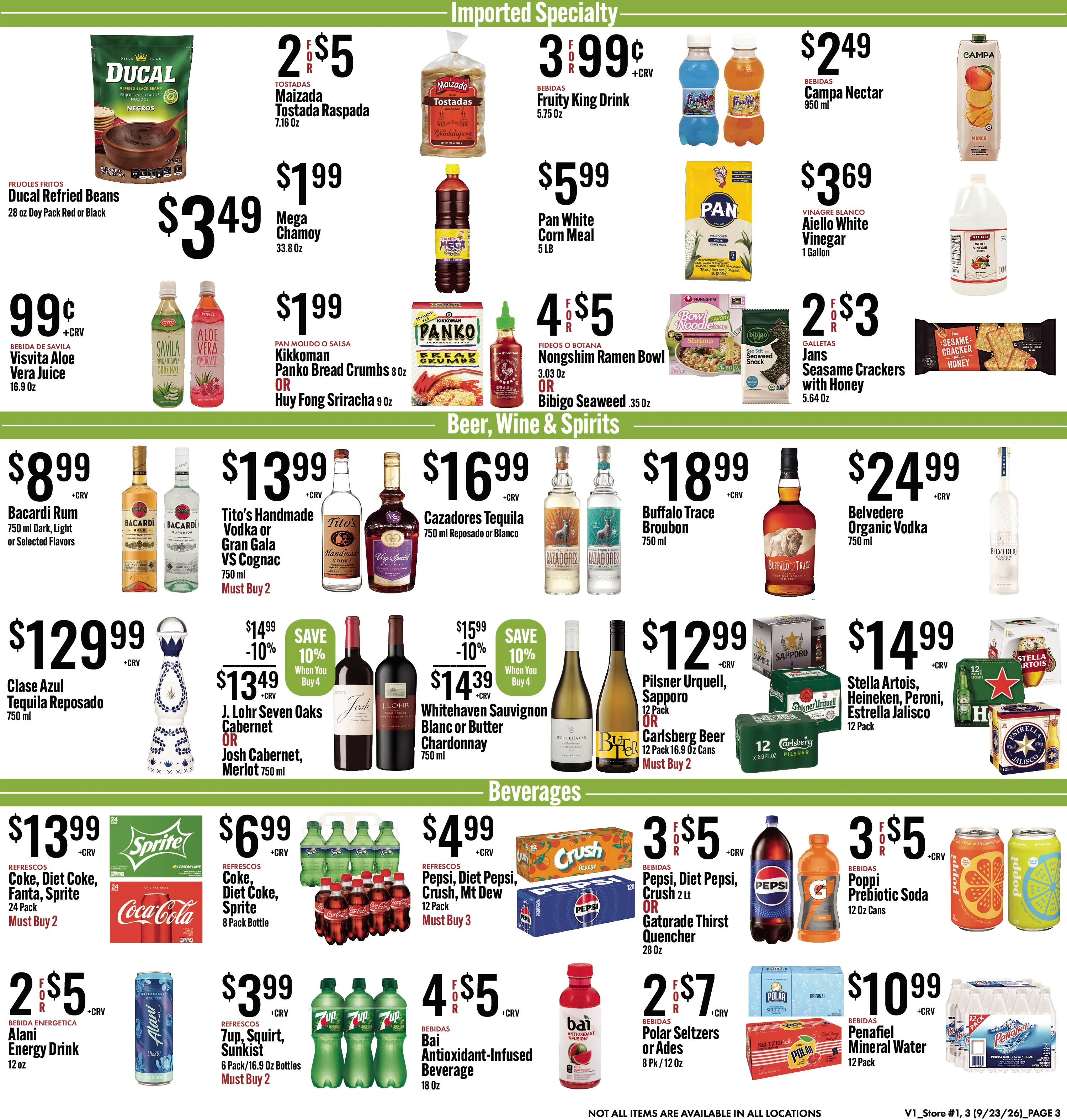 JONS Fresh Marketplace Page 3 of 4, weekly ad for Sep 23 - Sep 29, 2026