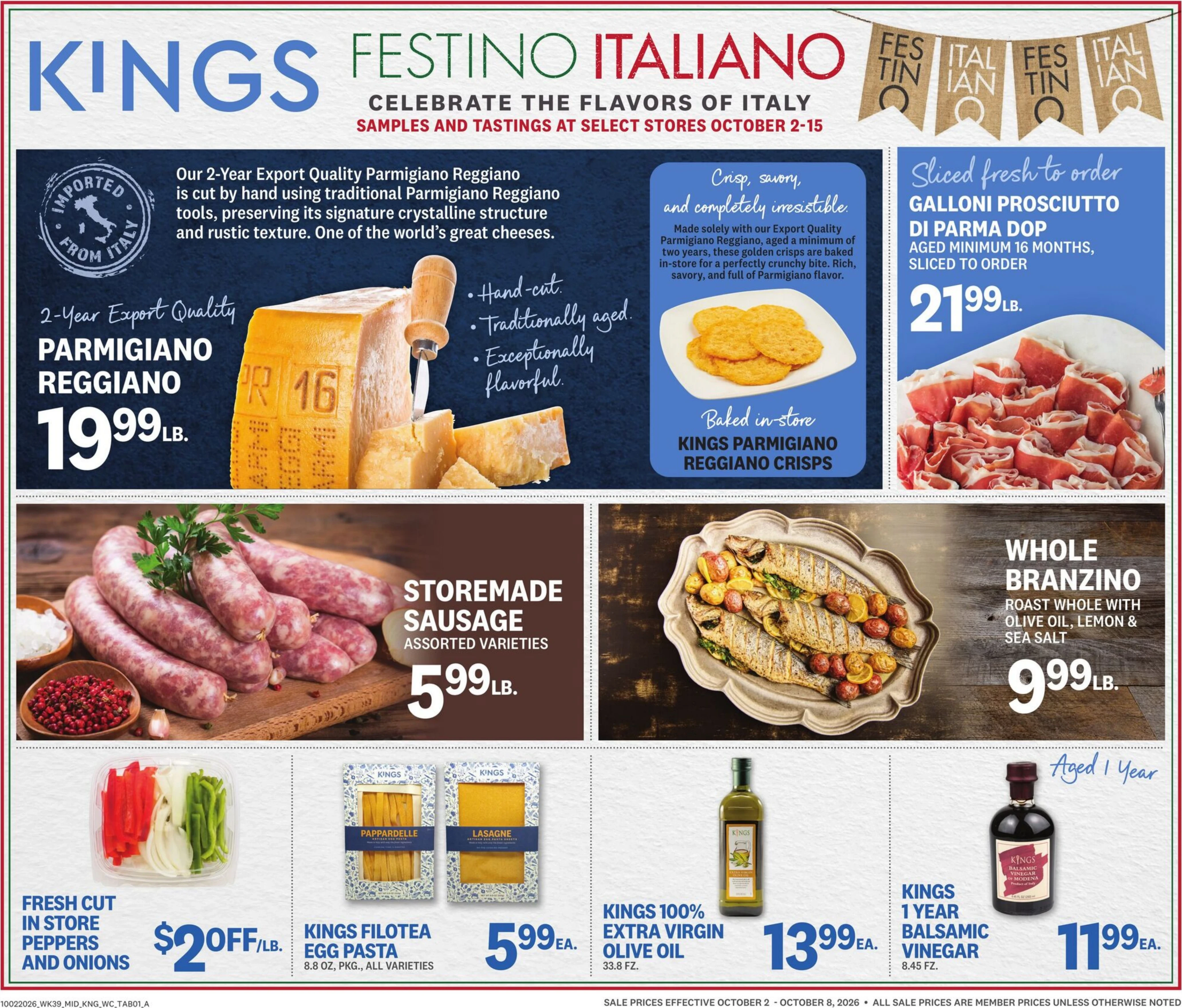 Kings Food Markets Page 1 of 4, weekly ad for Oct 2 - Oct 8, 2026
