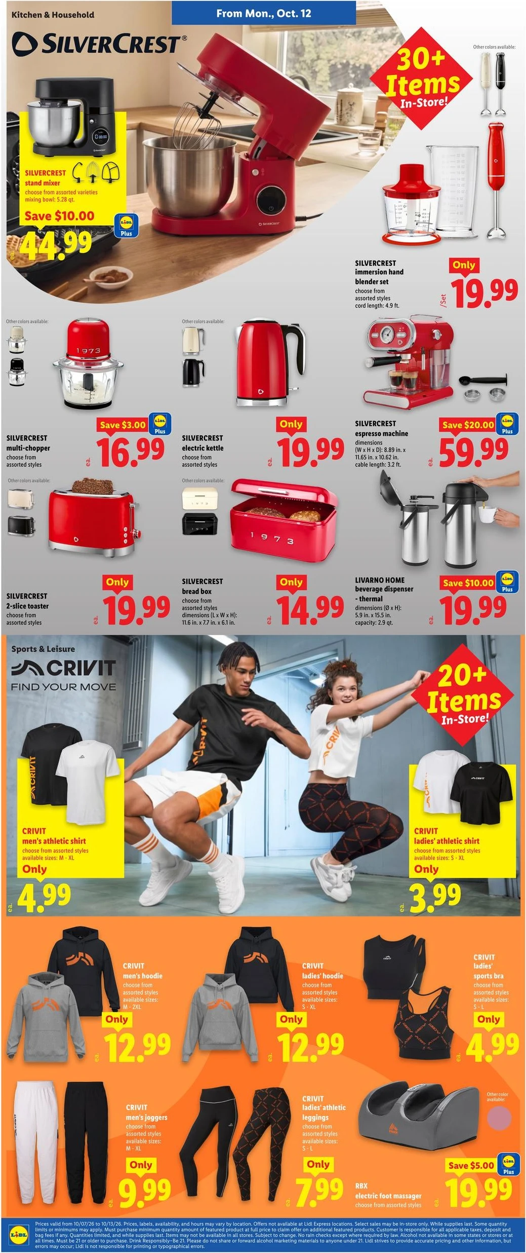 Lidl Page 4 of 4, weekly ad for Oct 7 - Oct 13, 2026
