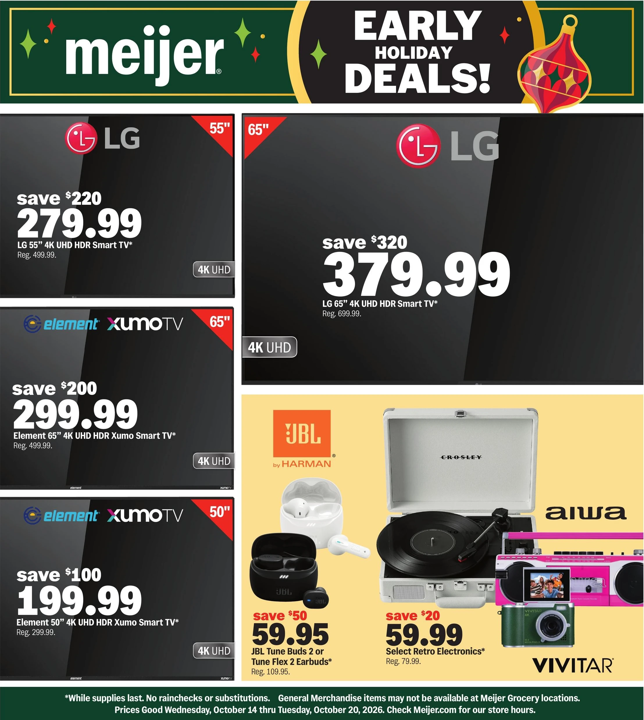 Meijer Page 1 of 5, weekly ad for Oct 14 - Oct 20, 2026